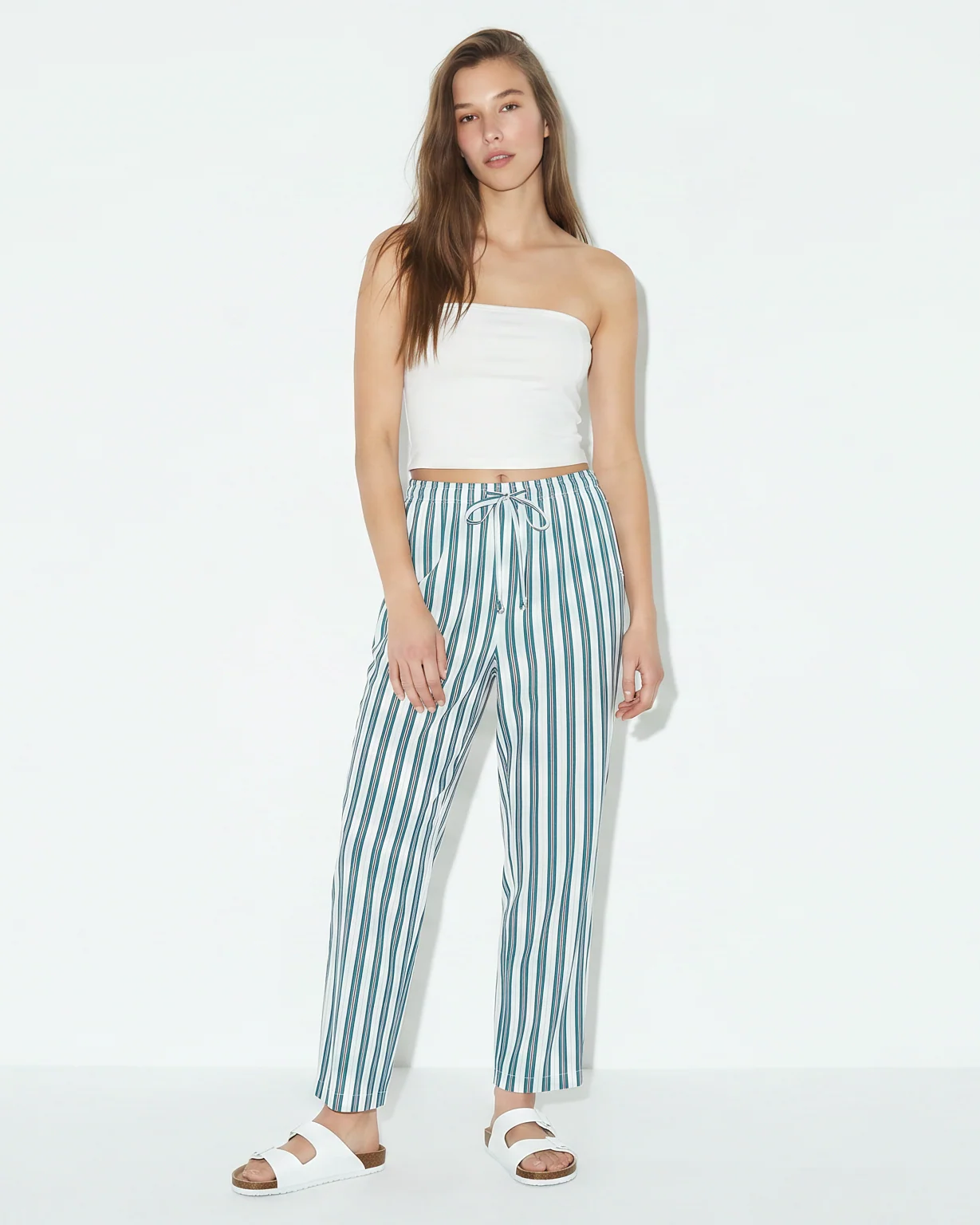 Pantalone lungo stampato in tessuto leggero - var 2 - Image 3