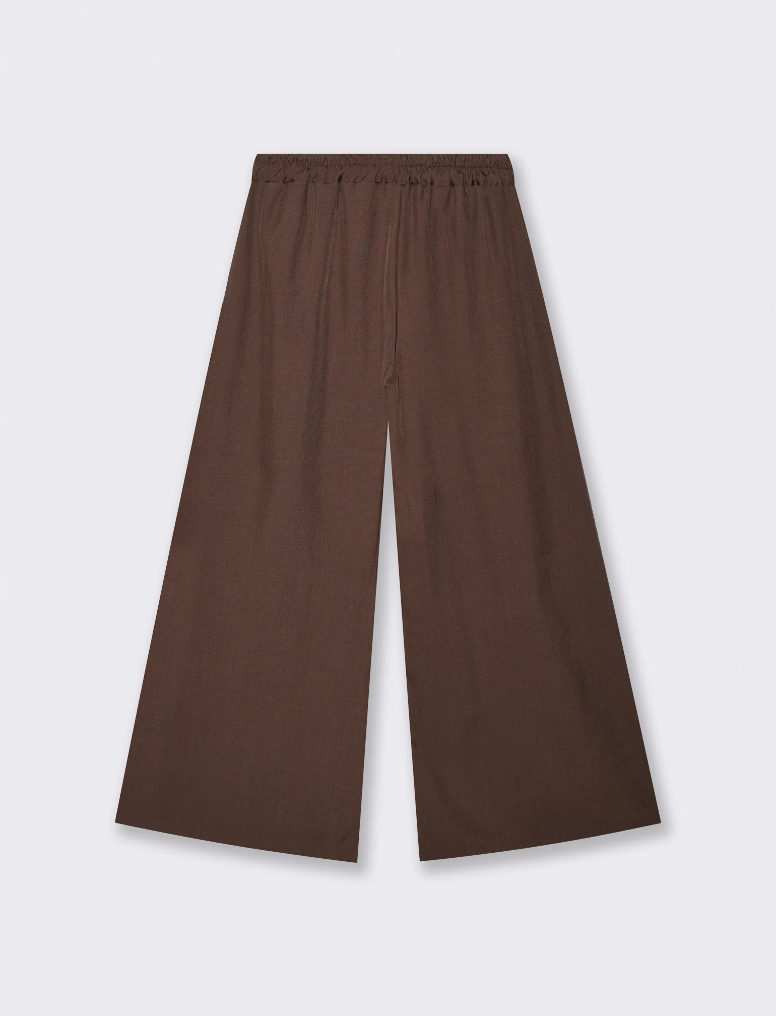 Pantalone over con pieghe ed elastico - Moro - Image 2