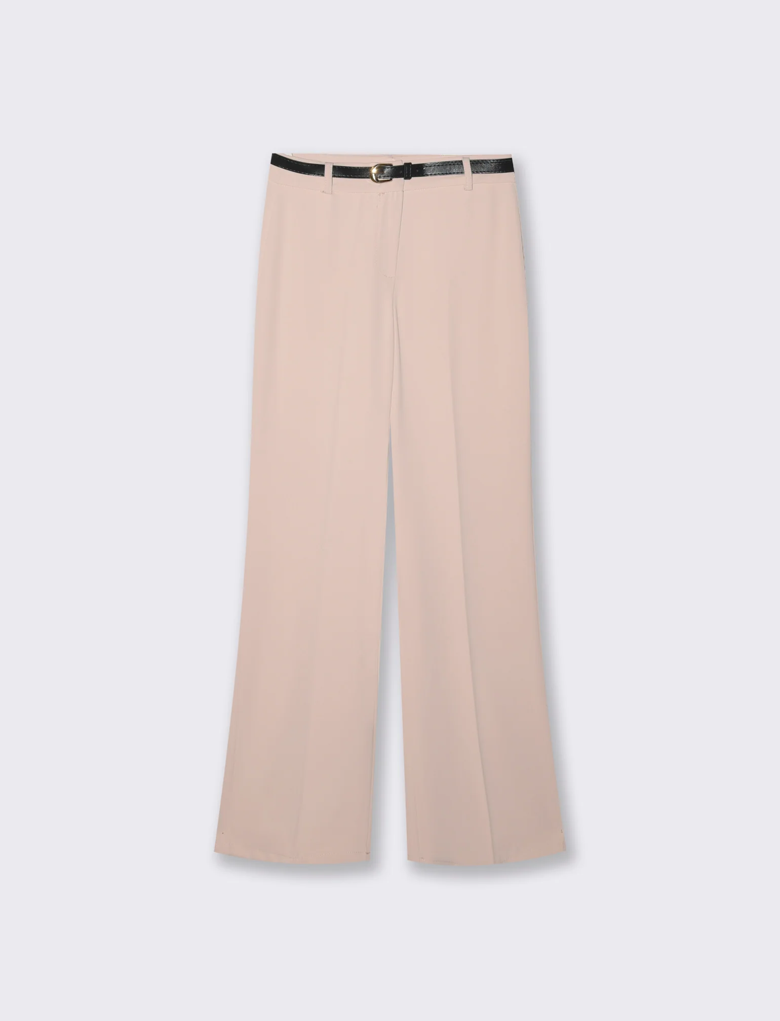 Pantalone palazzo con cintura - Rosa - Image 4