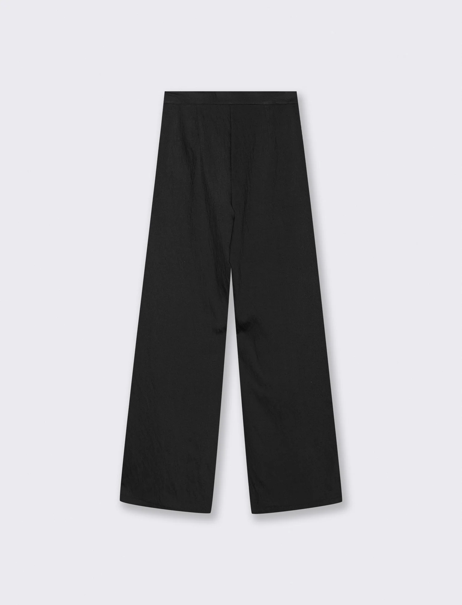Pantalone palazzo con pences - Nero - Image 2