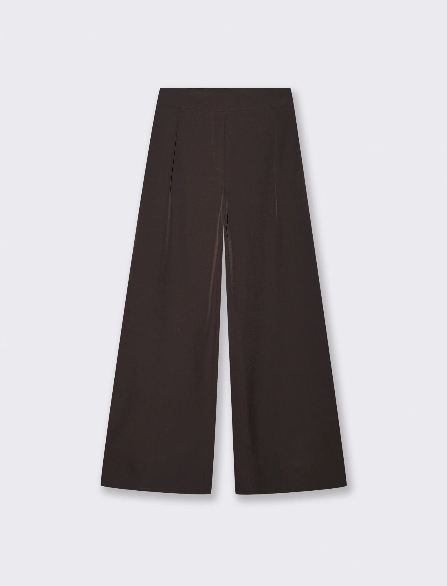 Pantalone palazzo con pinces - Moro