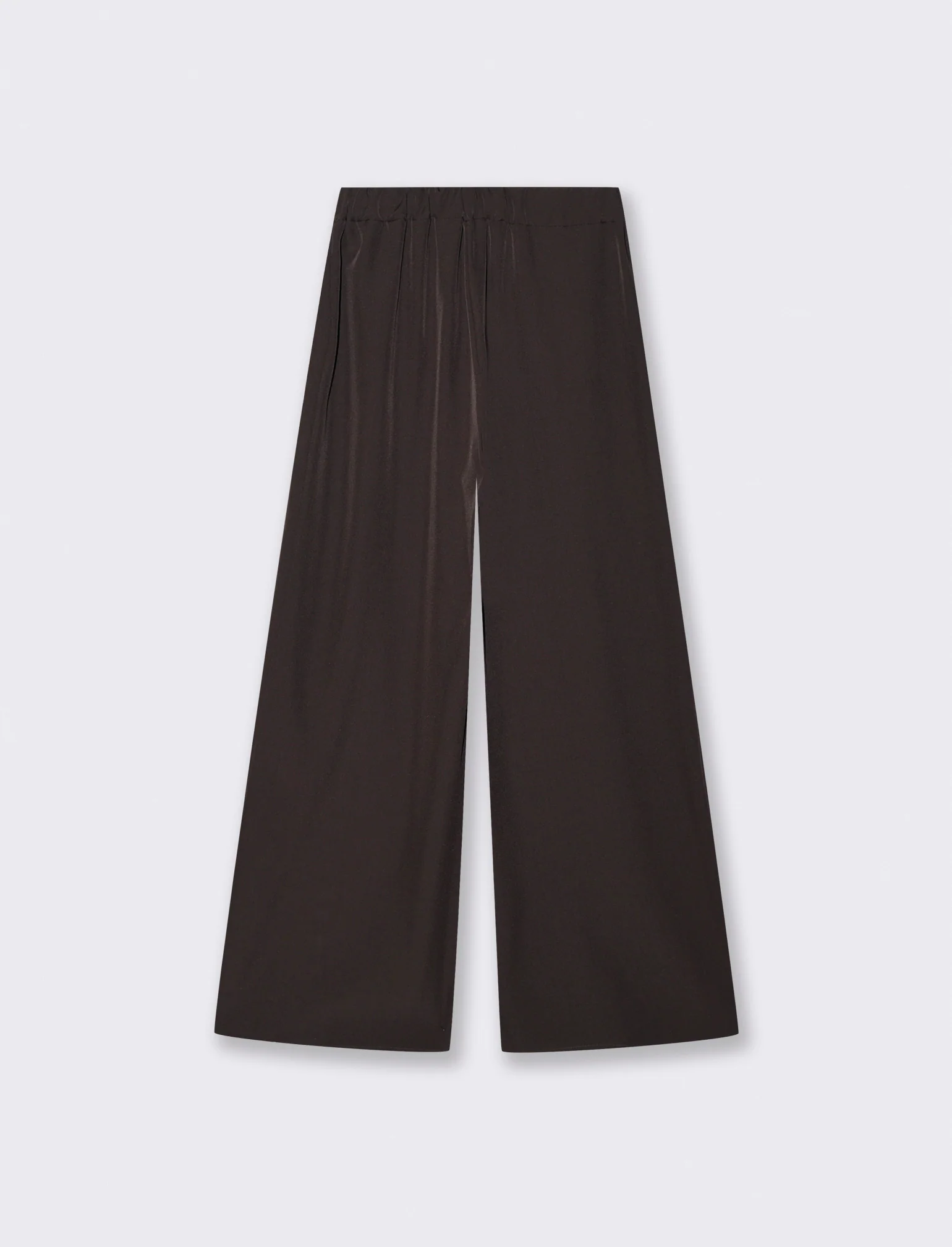 Pantalone palazzo con pinces - Moro - Image 2