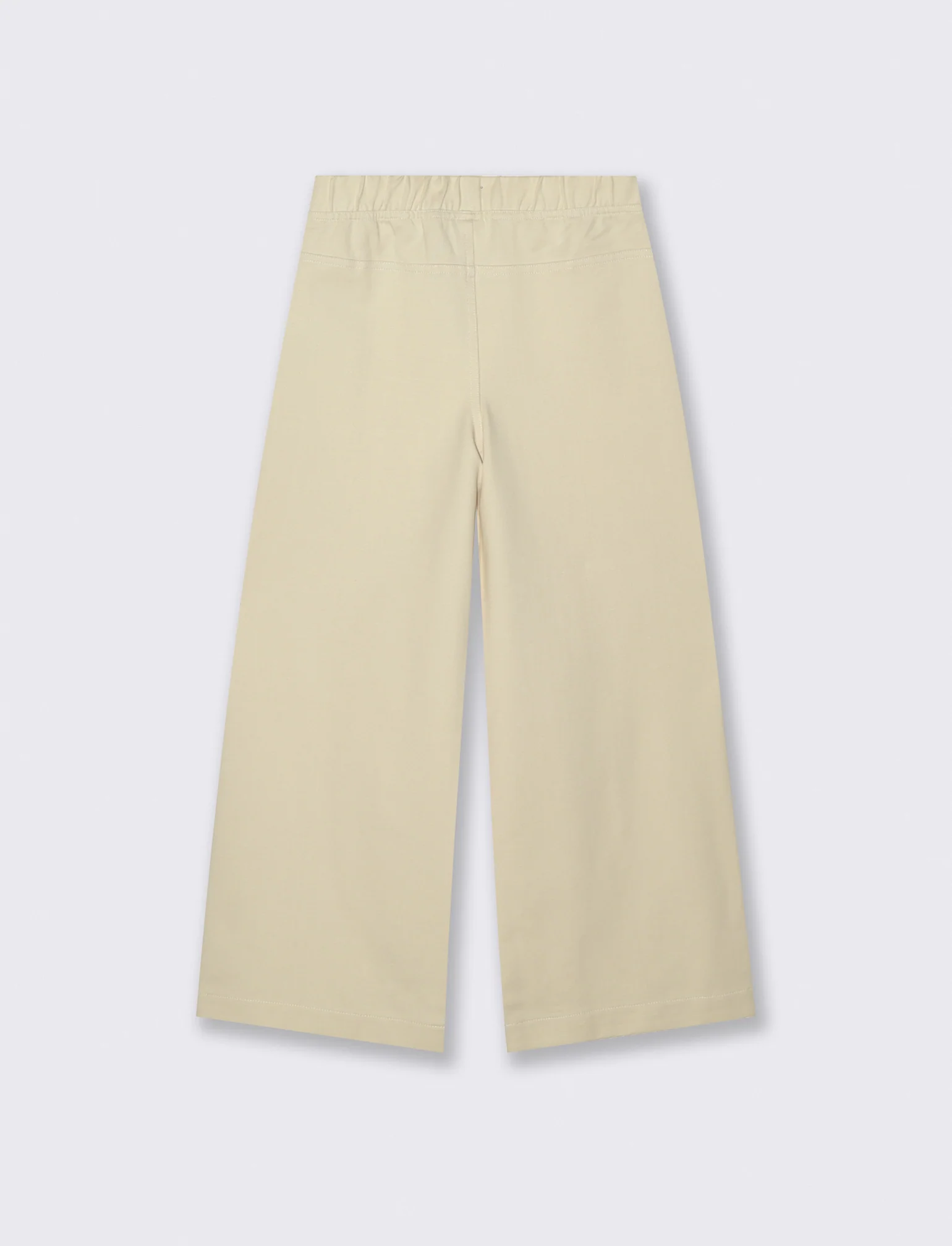 Pantalone palazzo gamba ampia bambina - Beige - Image 2