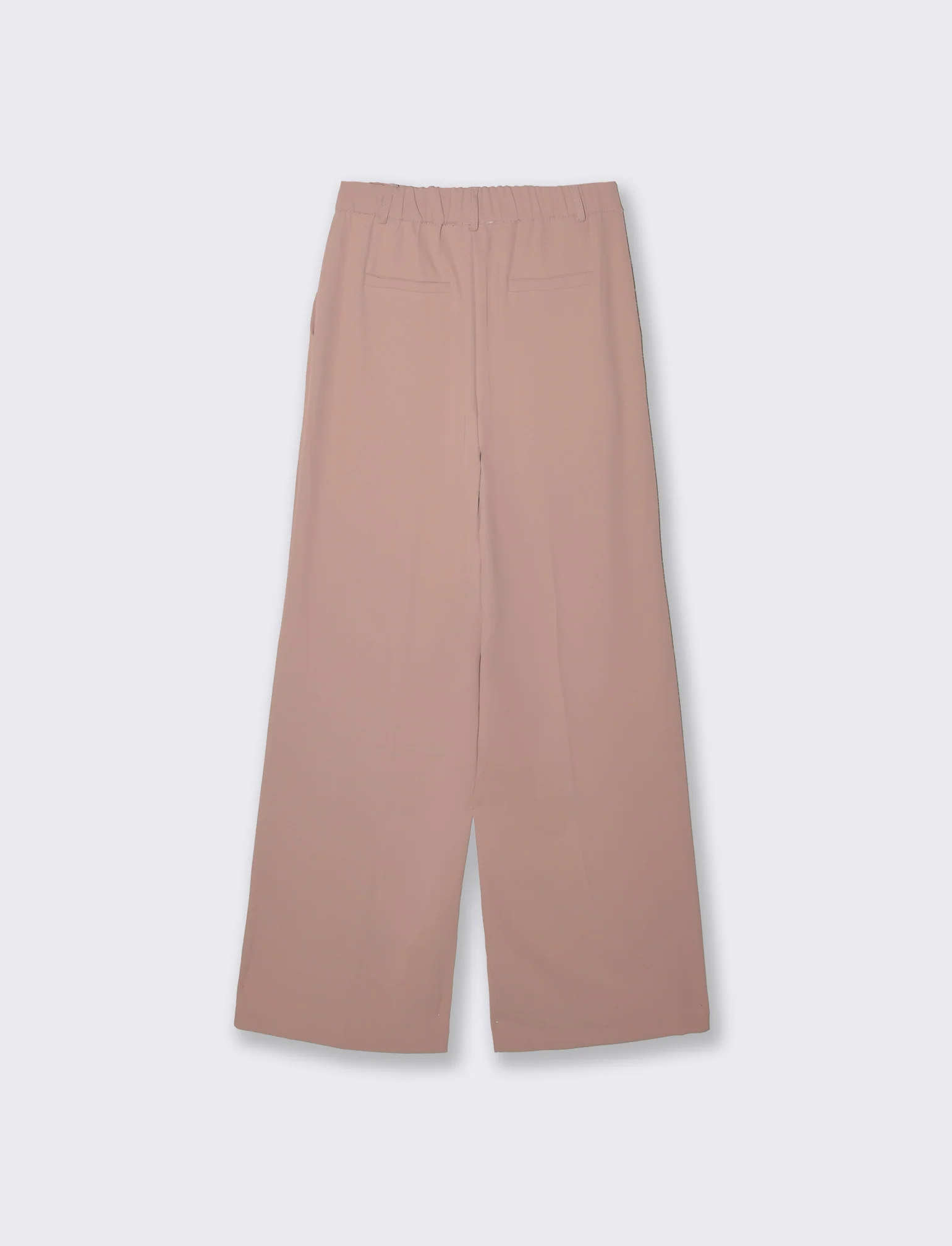 Pantalone palazzo in tessuto fluido - Rosa - Image 5