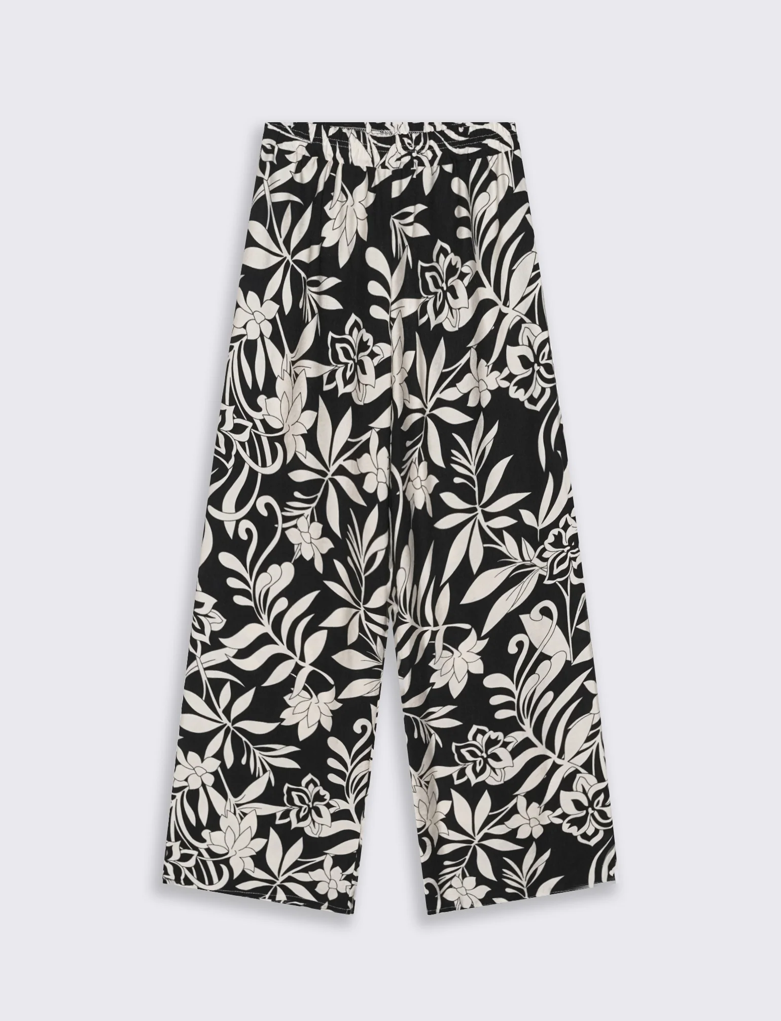 Pantalone palazzo stampato - Fiorato - Image 3