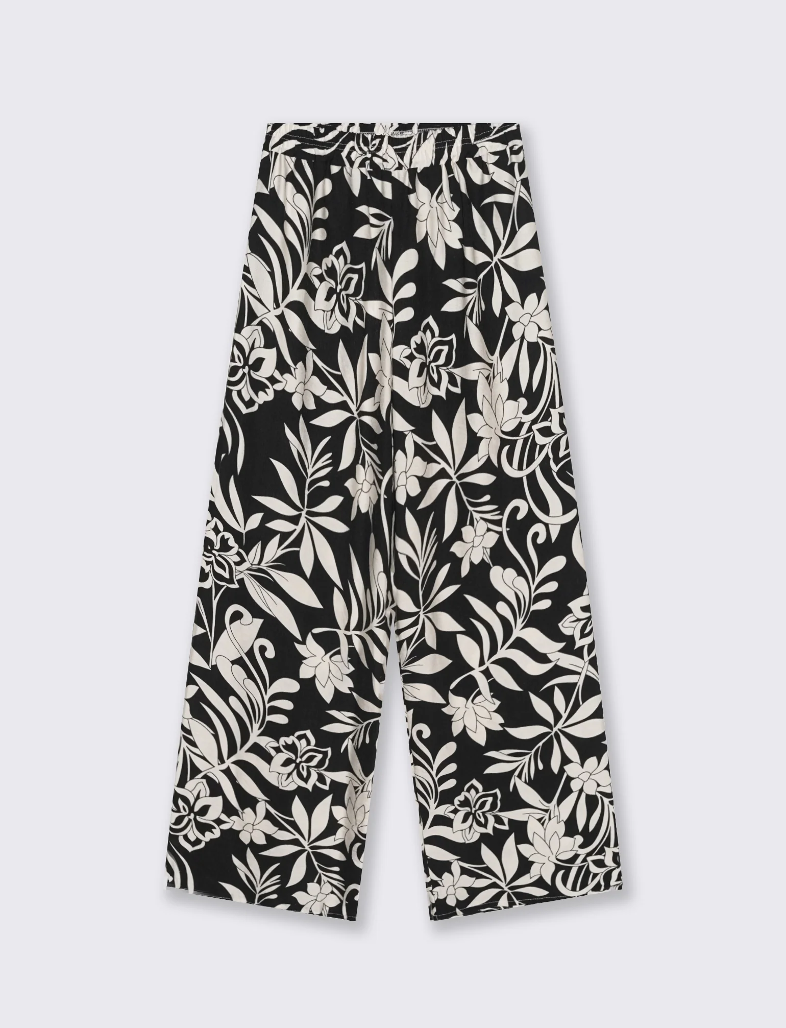 Pantalone palazzo stampato - Fiorato - Image 4