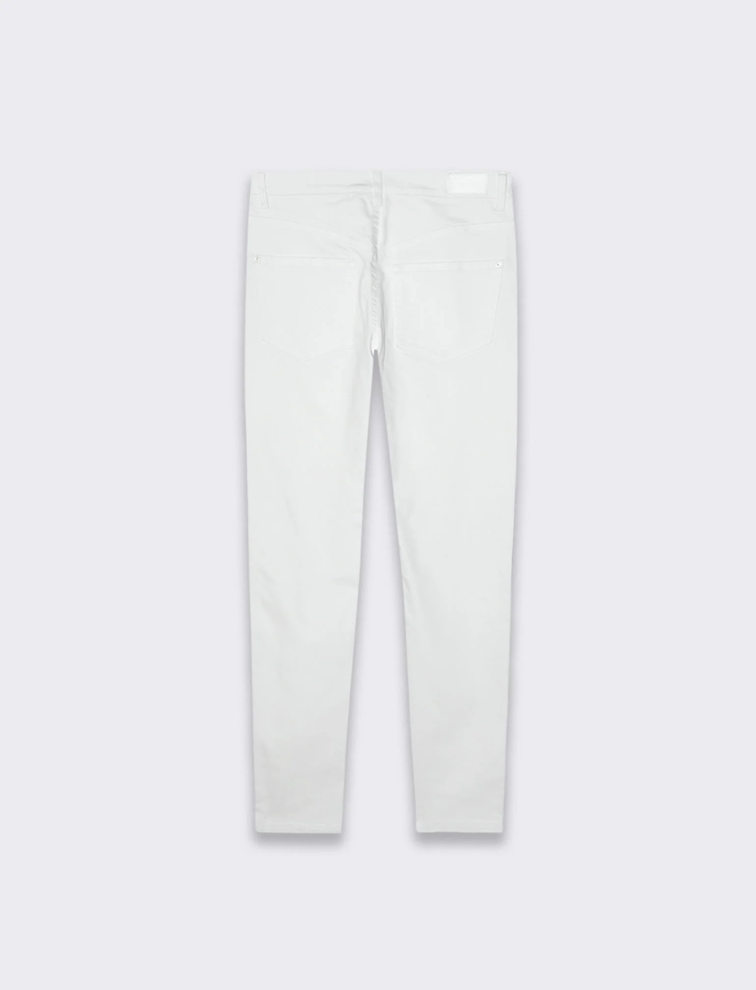 Pantalone skinny colored da donna - Bianco - Image 5