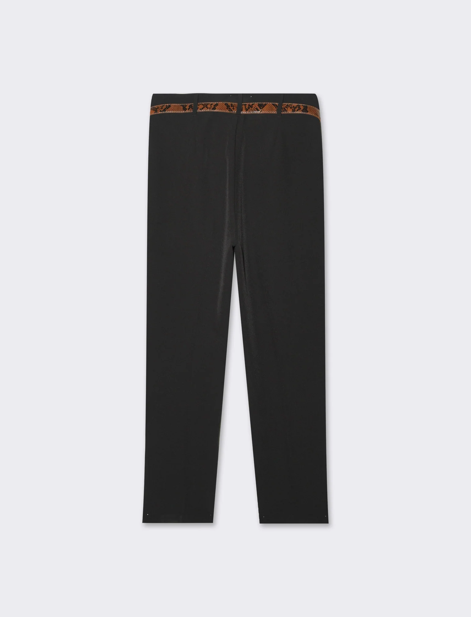 Pantalone skinny con cintura da donna - Nero - Image 2