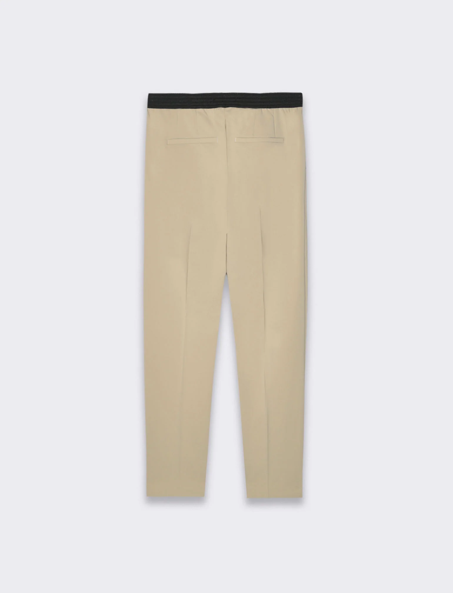 Pantalone skinny con elastico in vita da donna - Beige - Image 5