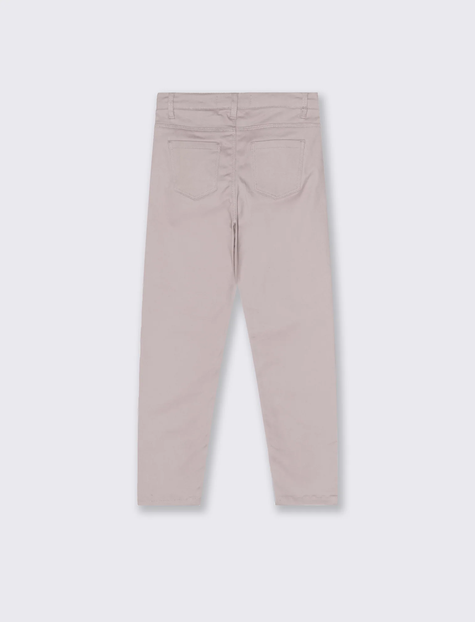 Pantalone skinny da bambina. - Rosa antico - Image 3