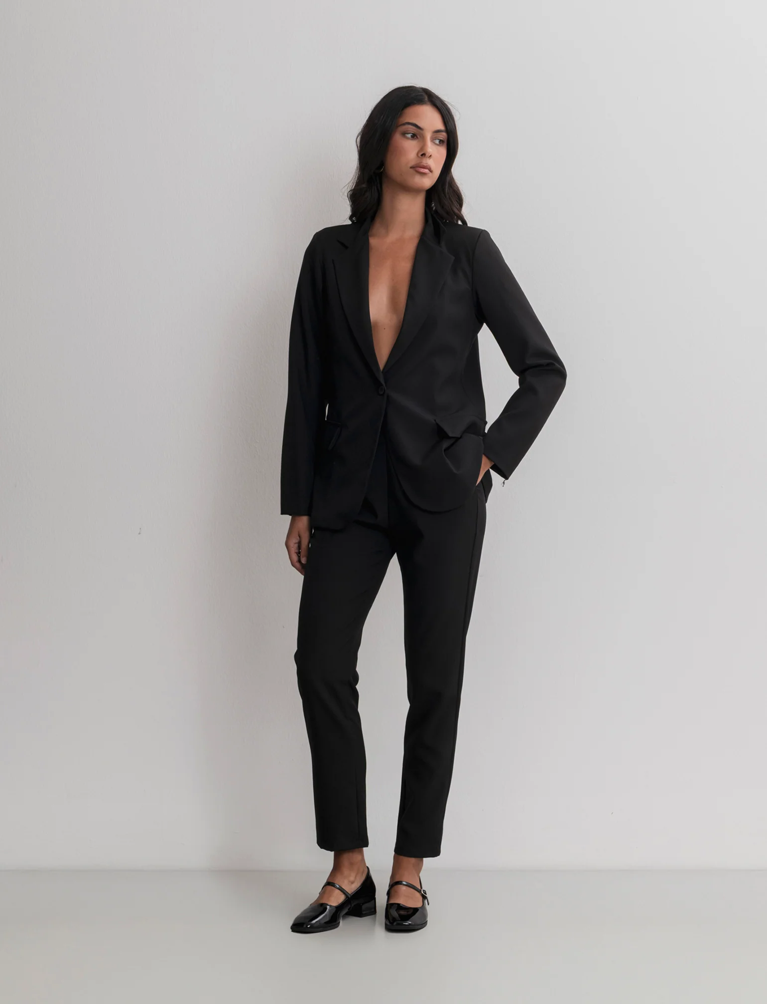 PANTALONE SLIM - Nero - Image 3