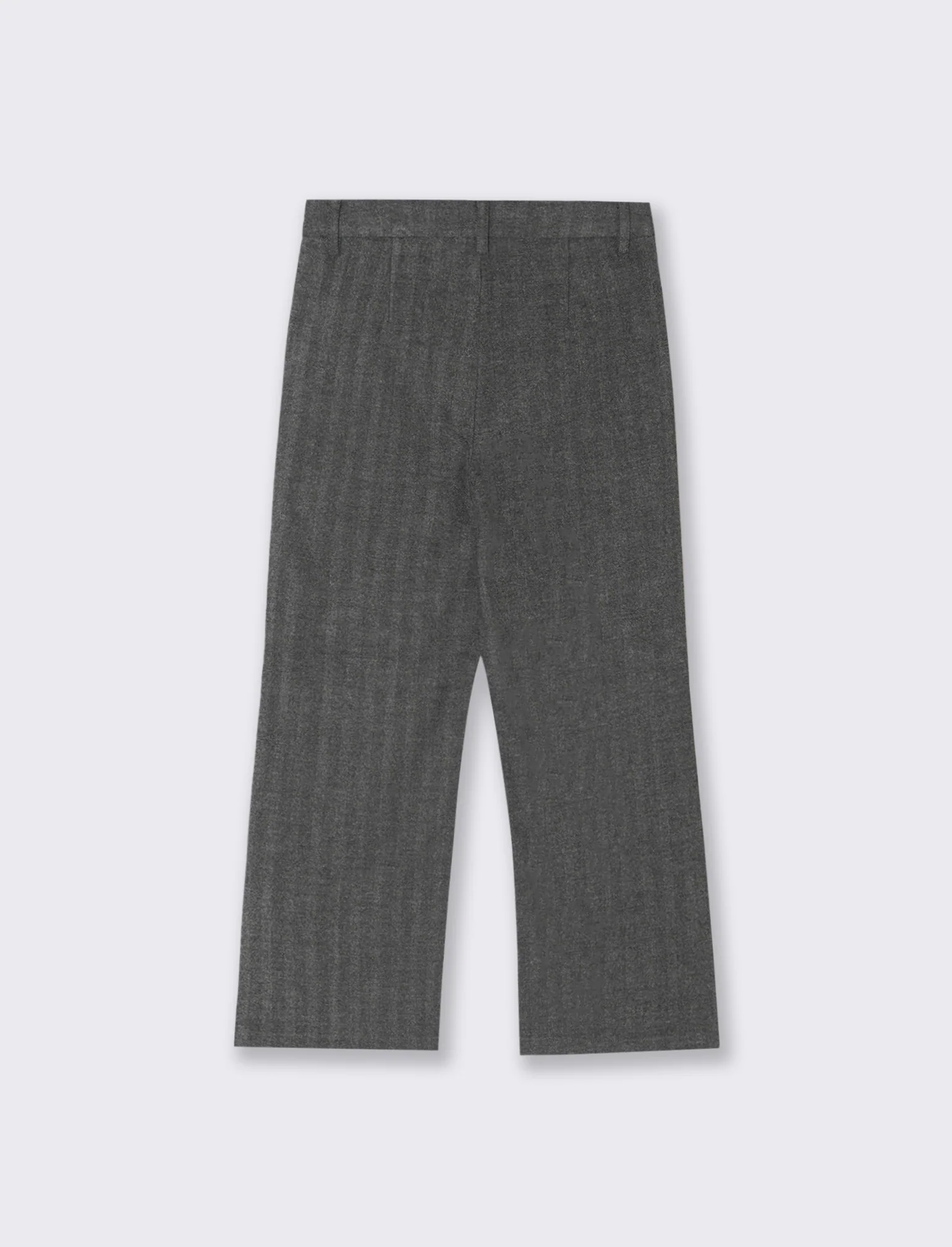 Pantalone spigato da bambina - Grigio - Image 2