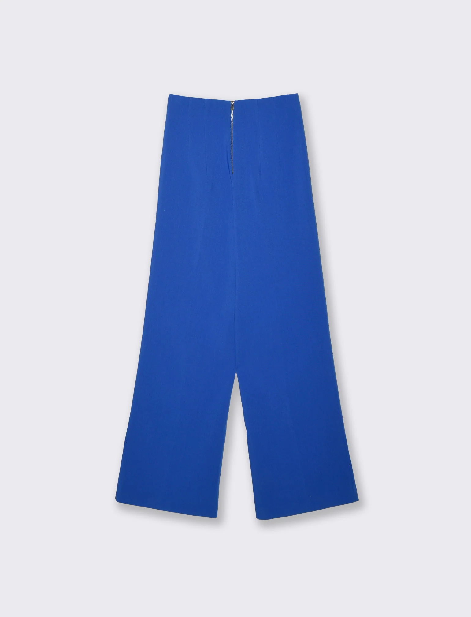 Pantalone Vita Super Alta con Gamba Larga - Blu cobalto - Image 2