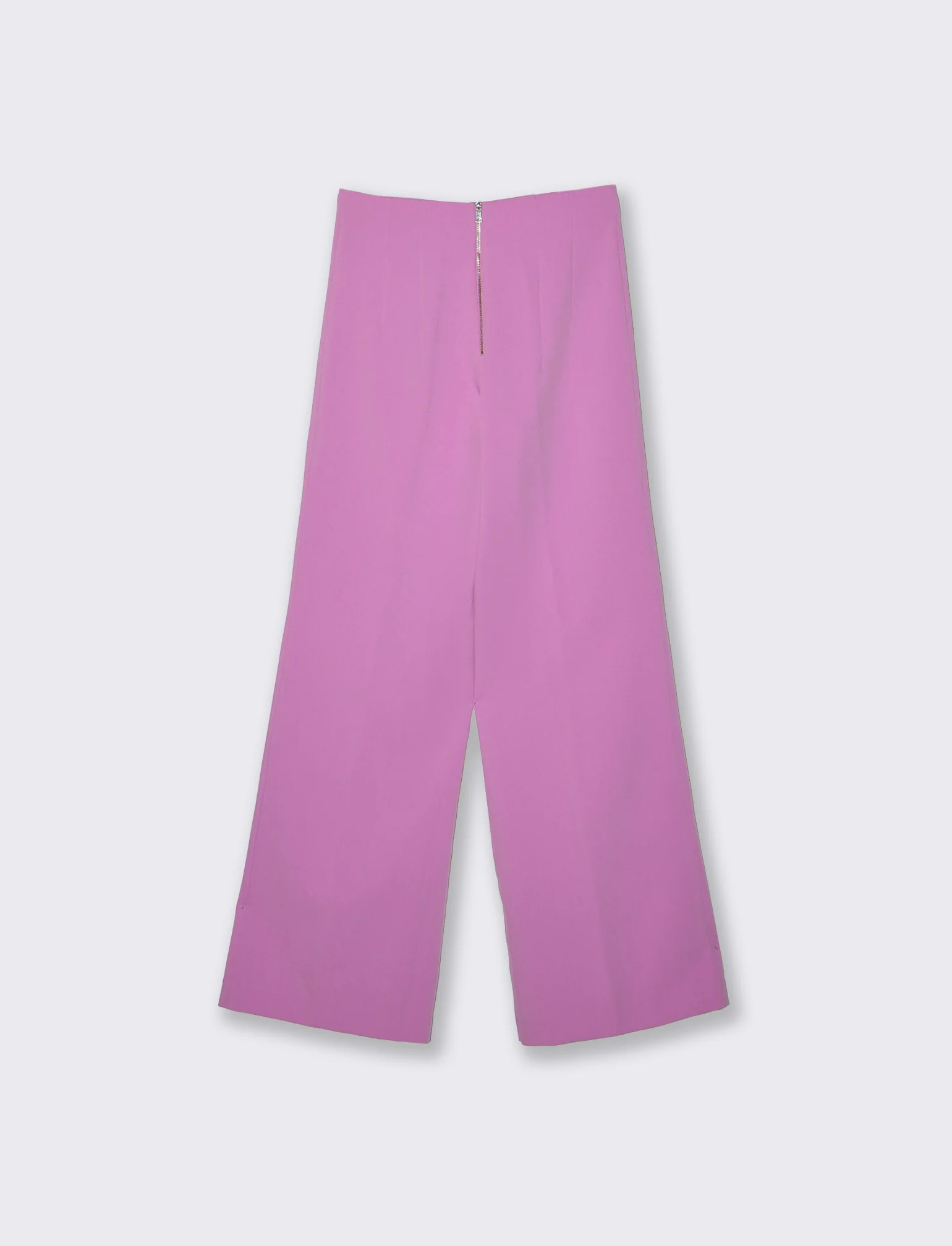 Pantalone Vita Super Alta con Gamba Larga - Viola orchidea - Image 2