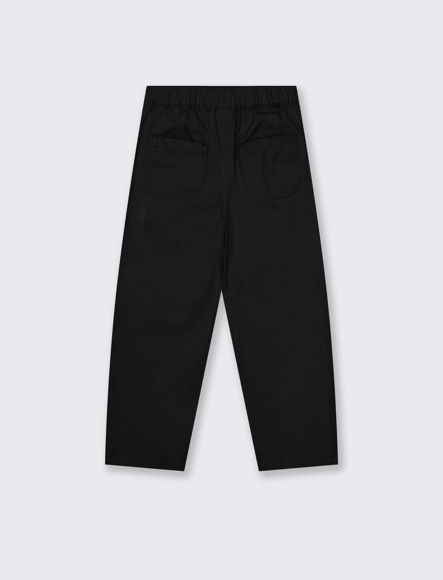 Pantalone zampa da bambina - Nero - Image 2