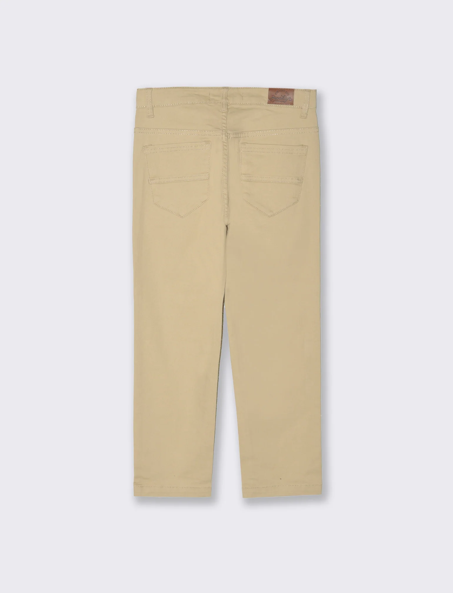 Pantaloni 5 tasche da bambino - Beige - Image 5