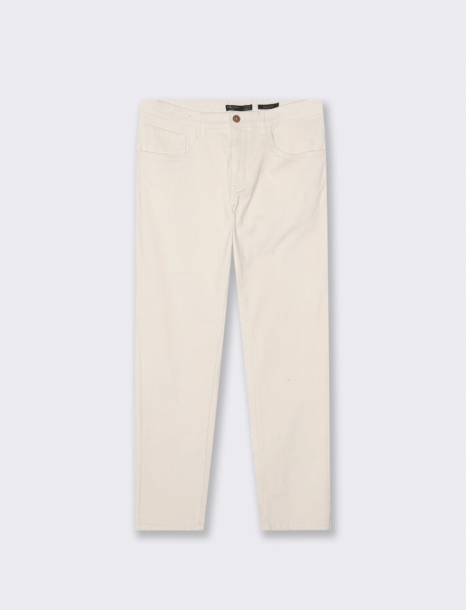 PANTALONI 5 TASCHE IN VELLUTO - Bianco