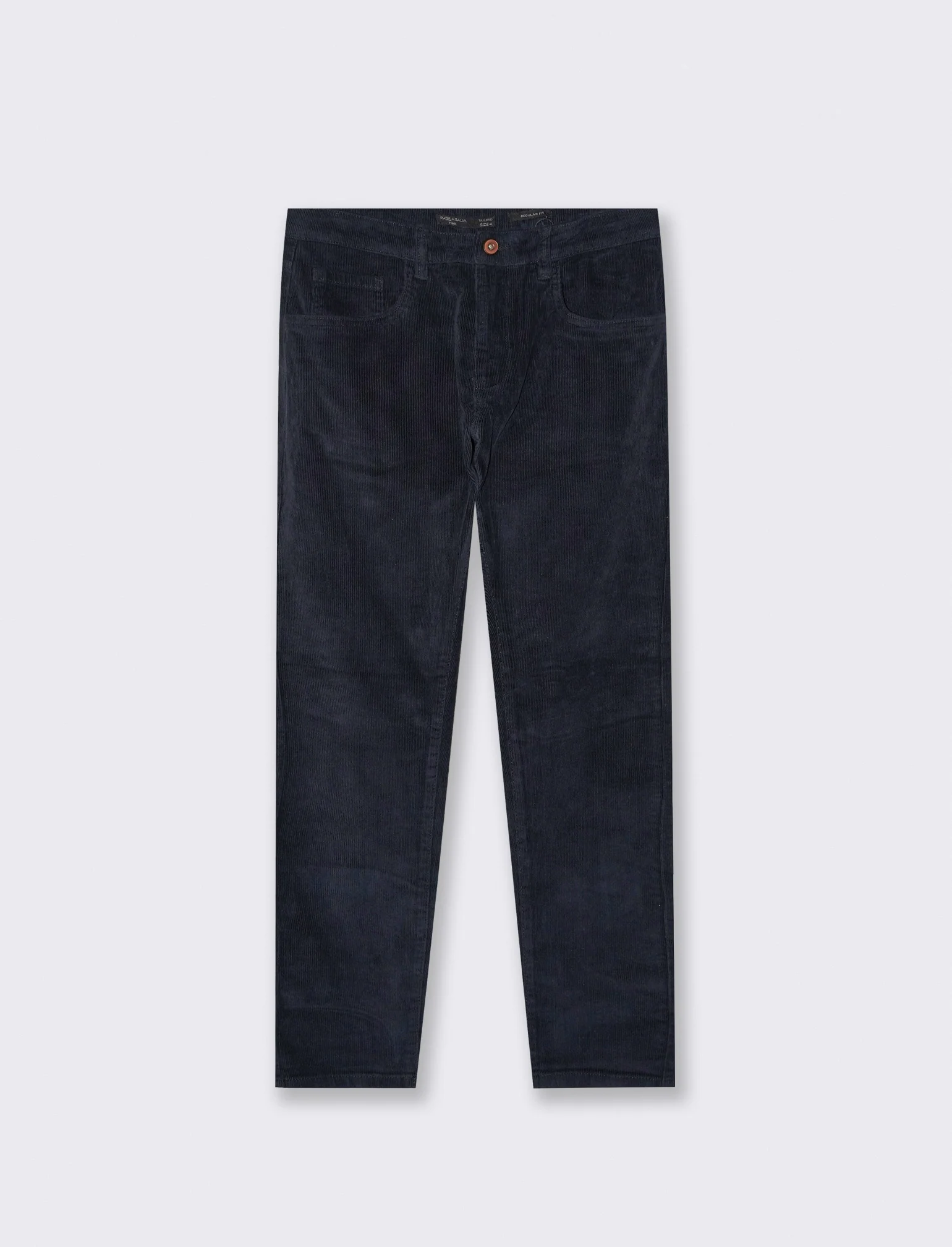 PANTALONI 5 TASCHE IN VELLUTO - Blu