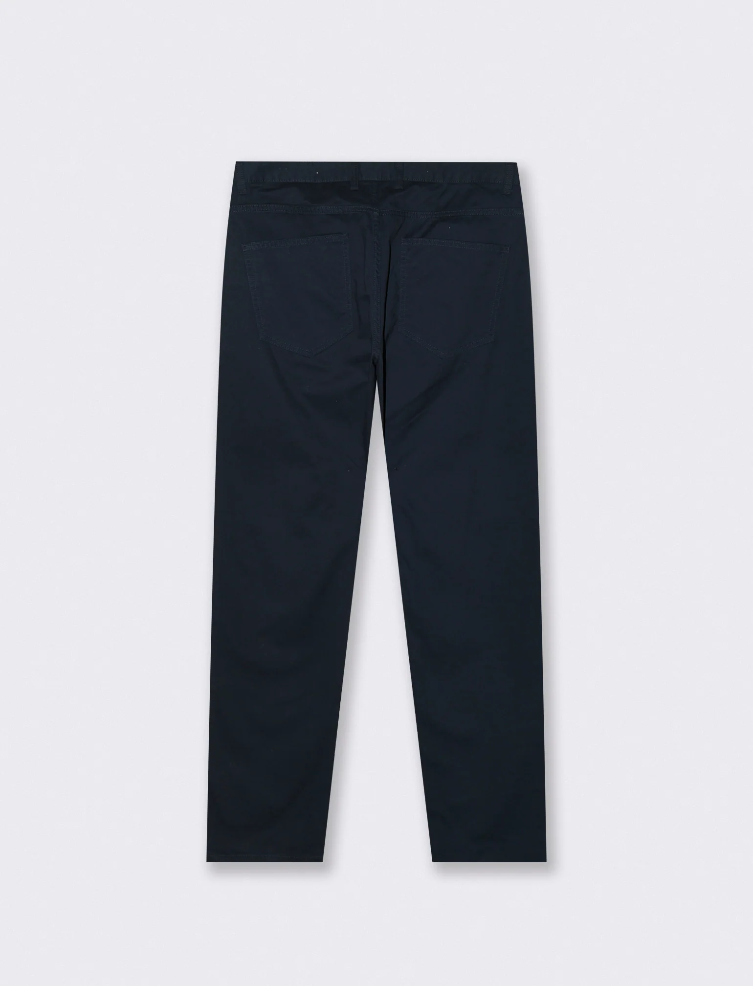 Pantaloni 5 Tasche Regular Fit Cotone - Blu - Image 2