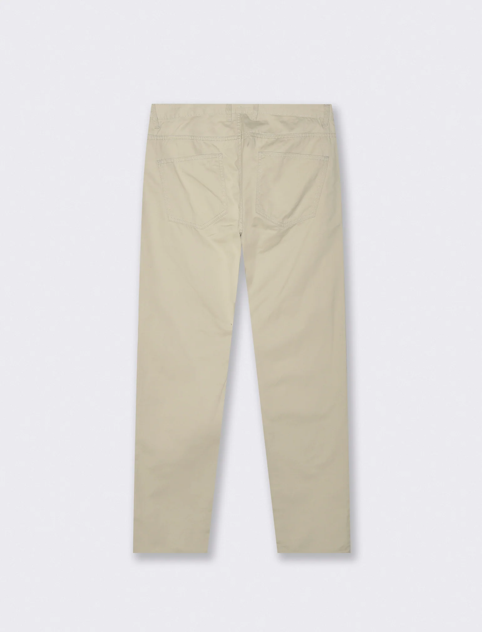Pantaloni 5 Tasche Regular Fit Cotone - Sabbia - Image 4
