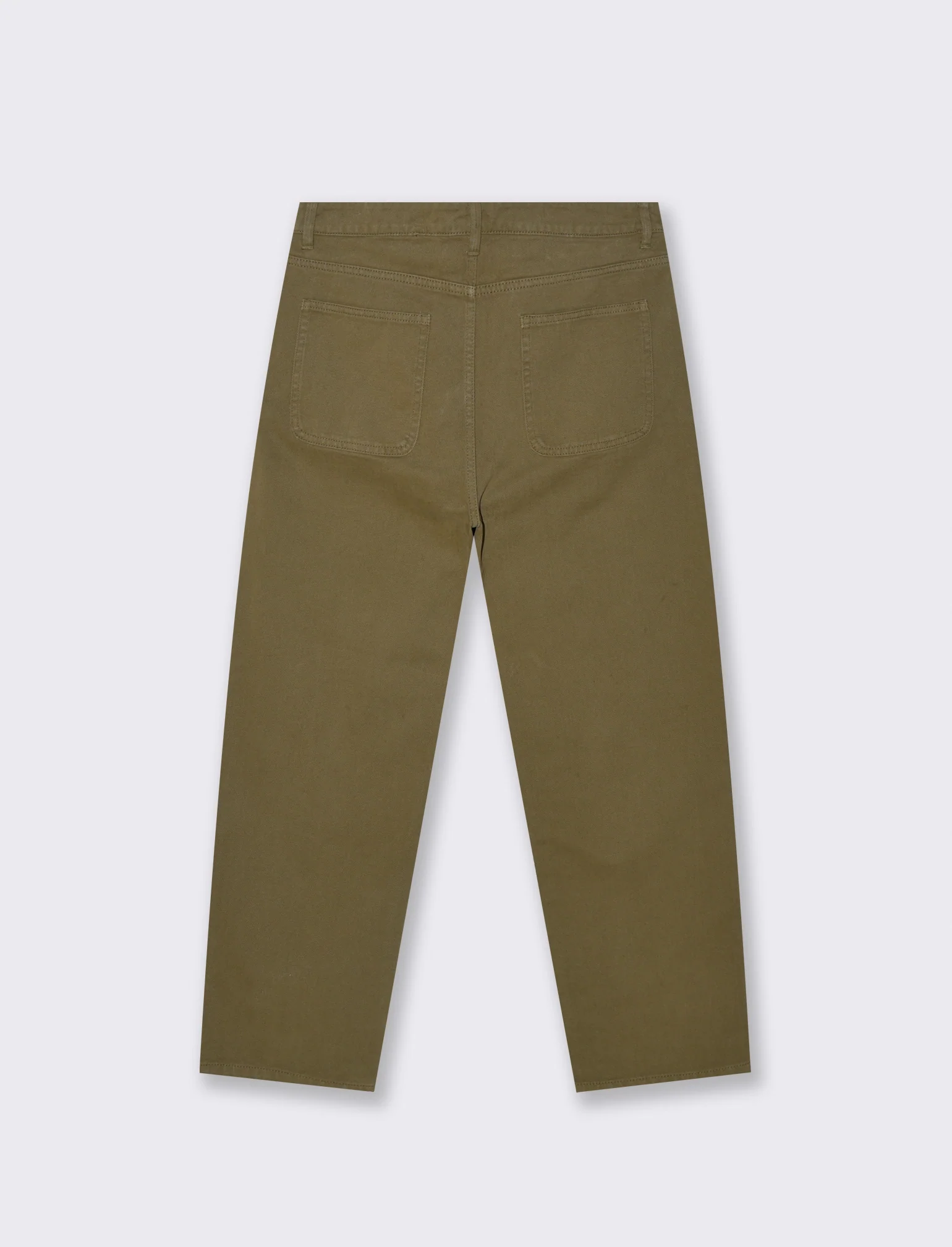 PANTALONI  5 TASCHE RELAXED  FIT - Grigio fango - Image 2