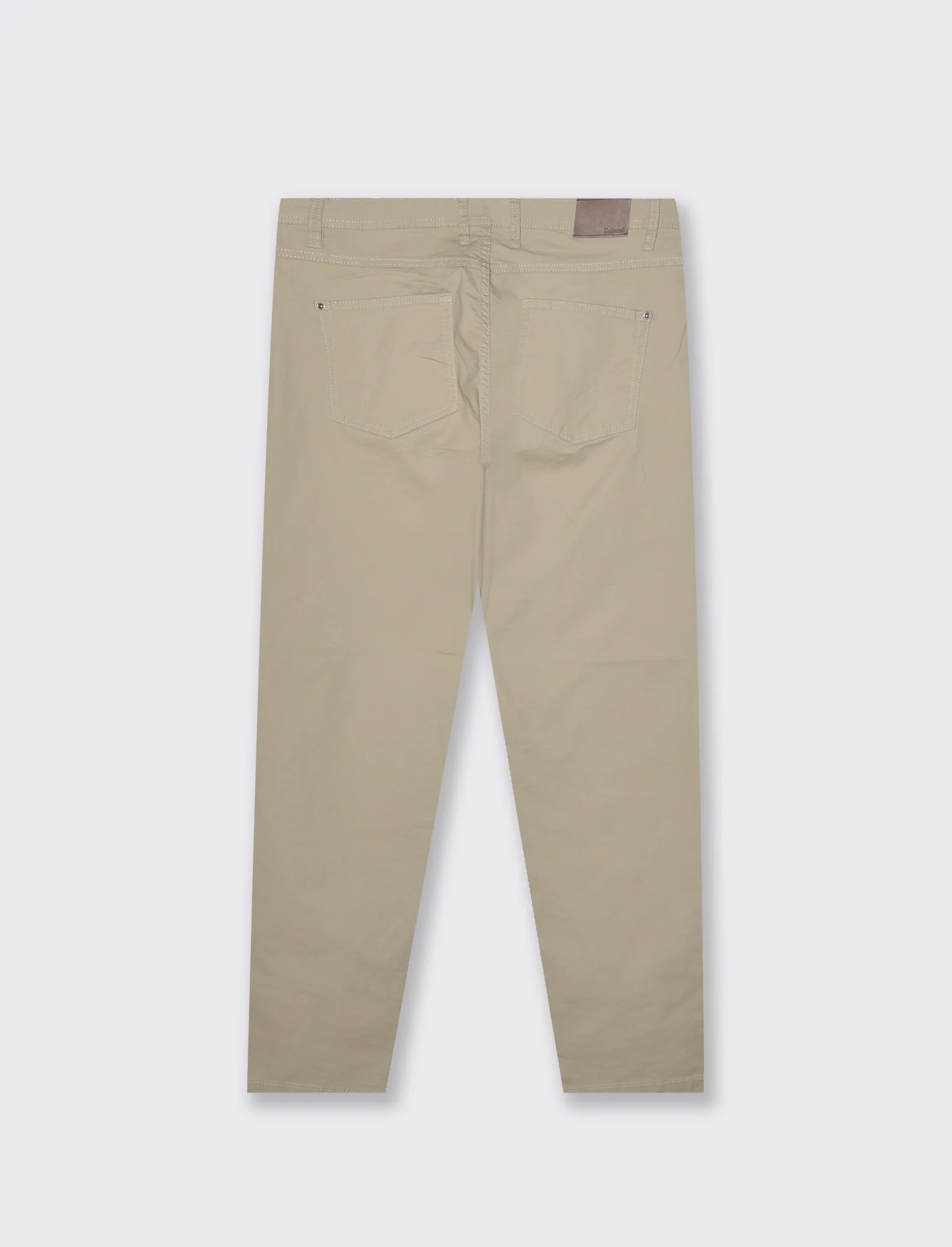 Pantaloni 5 tasche slim fit da uomo - Beige - Image 2