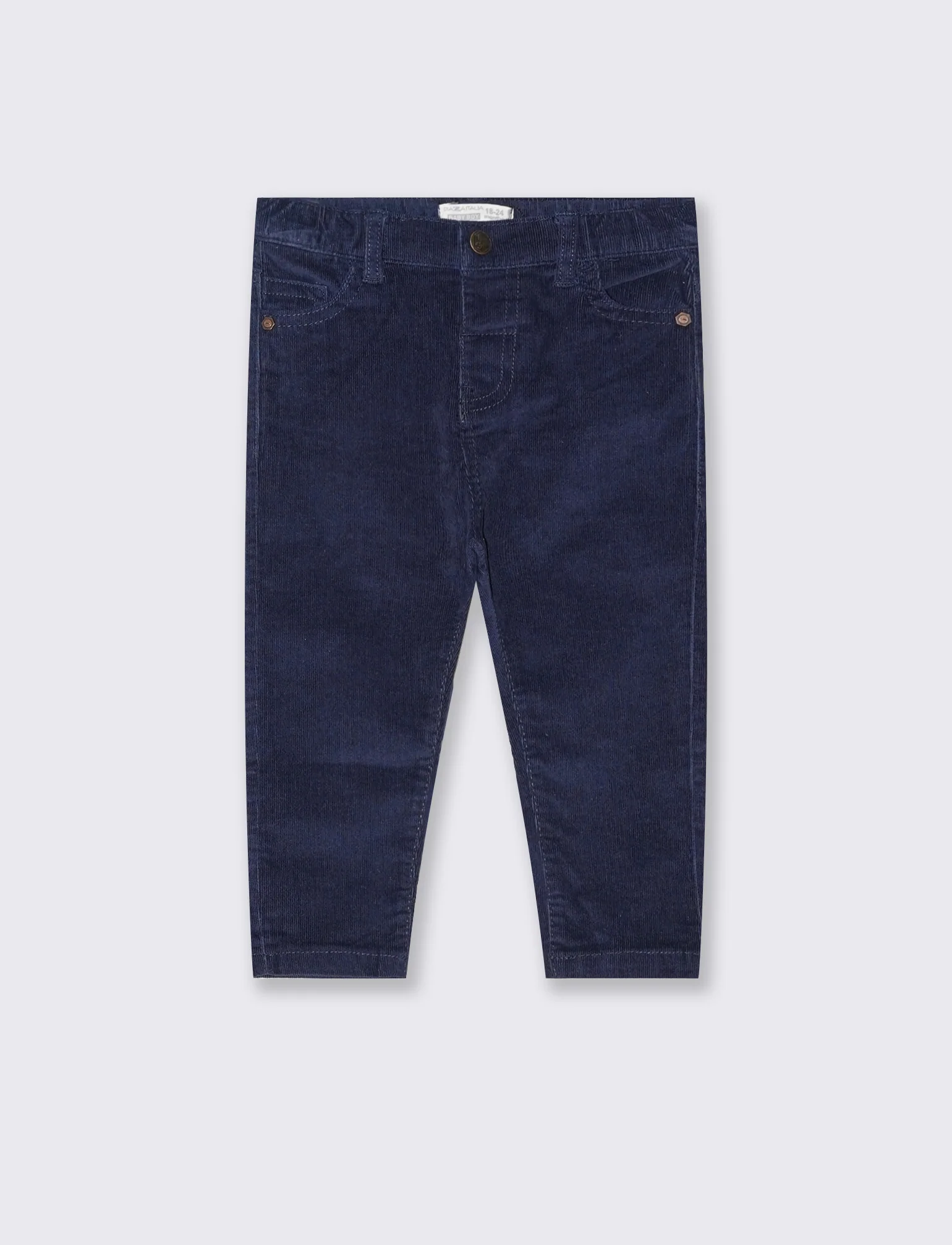 Pantaloni a costine - Blu