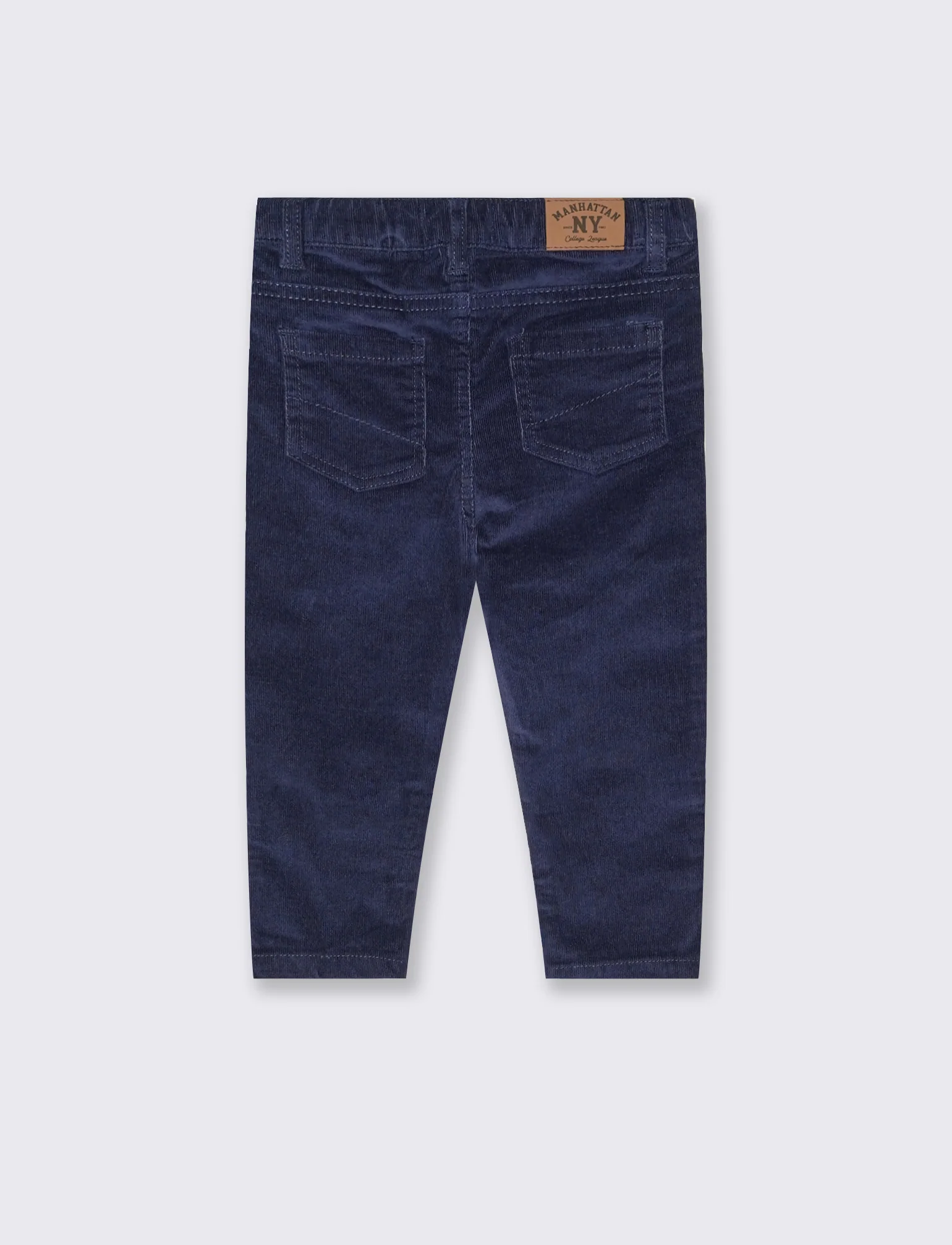 Pantaloni a costine - Blu - Image 2