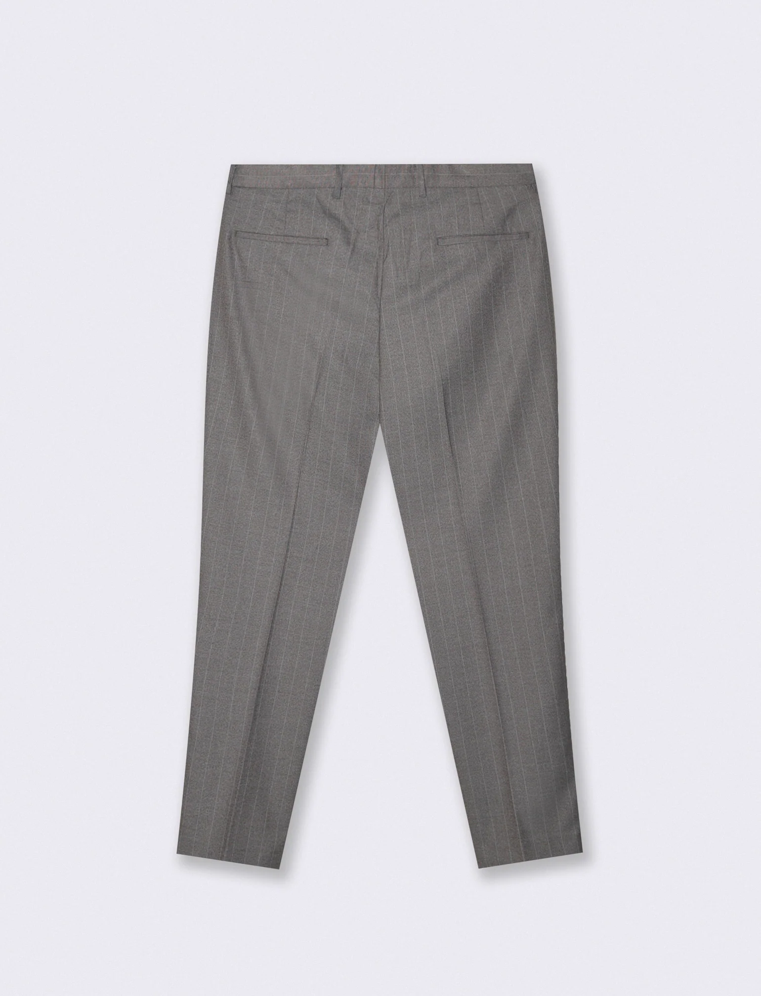PANTALONI A RIGHE DA COMPLETO FORMAL FIT - Grigio fango - Image 2