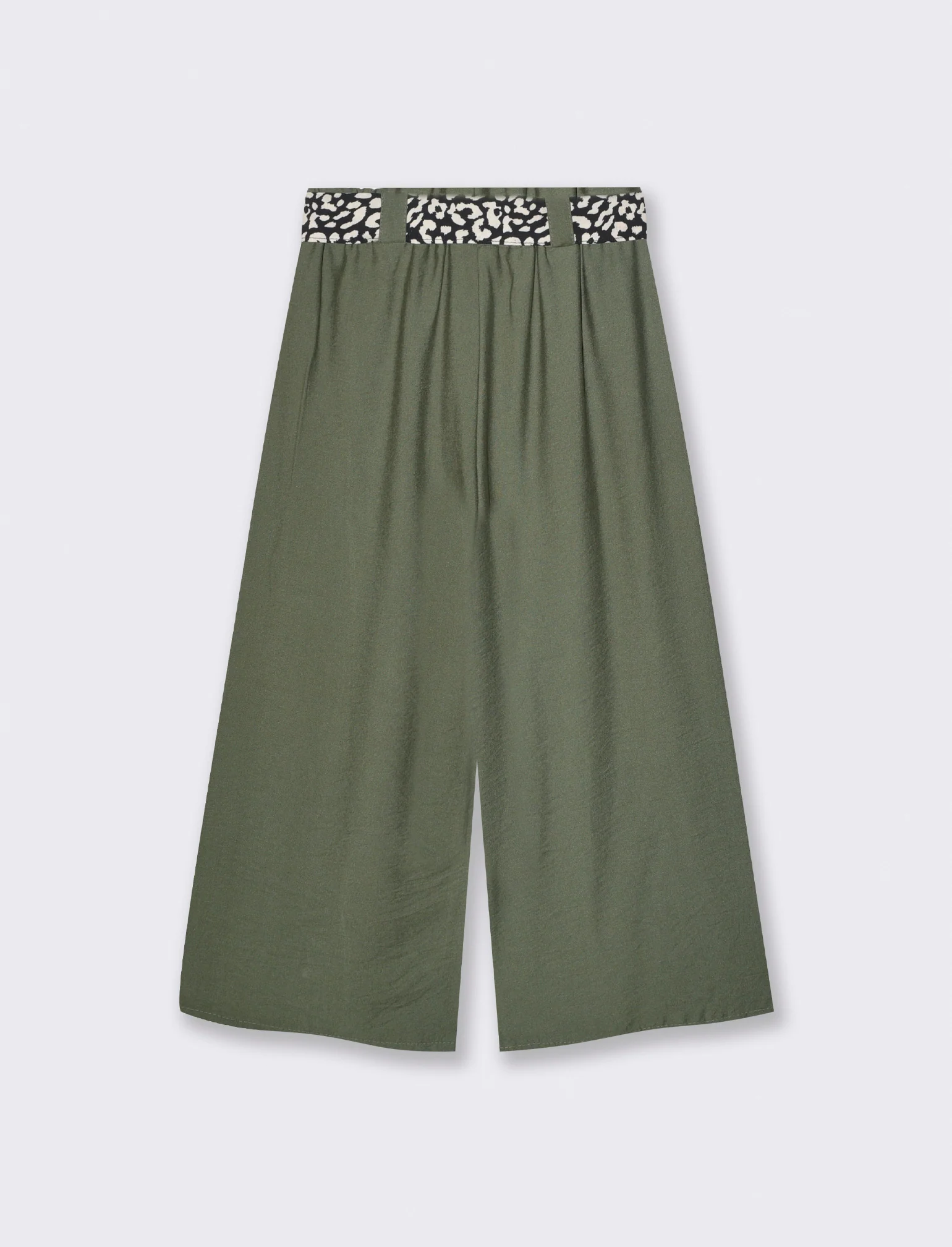 Pantaloni ampi con elastico e cintura - Ve.milit. - Image 2