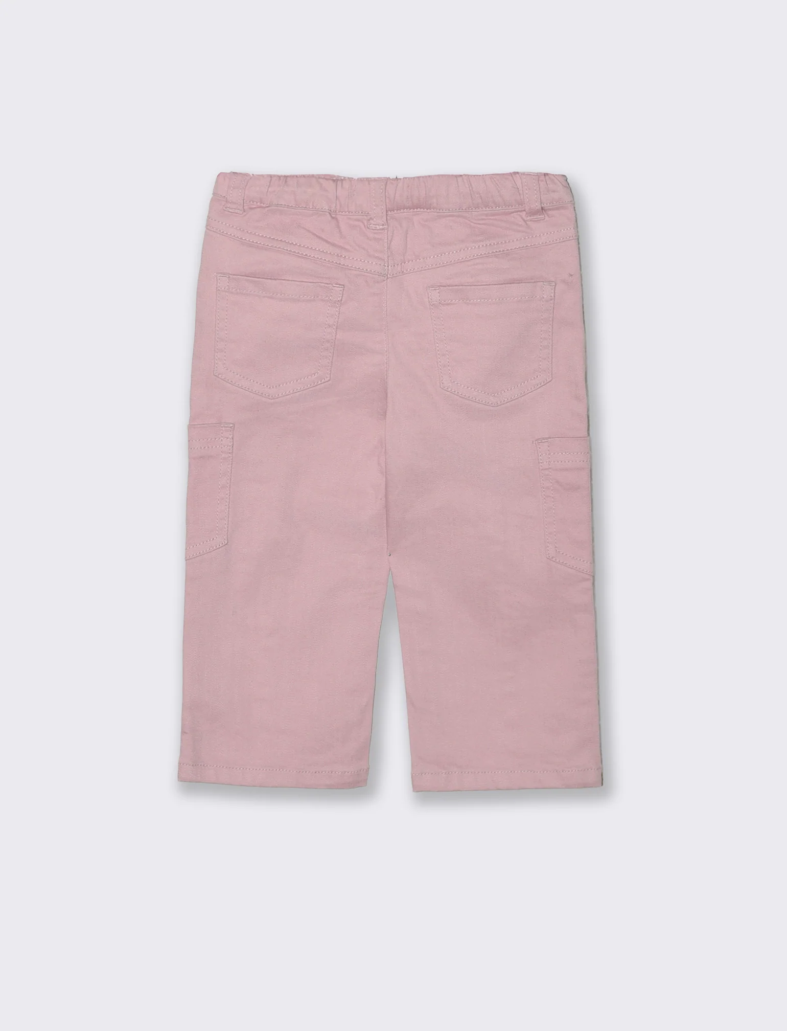 Pantaloni ampi con tasche laterali - Rosa chiaro - Image 2