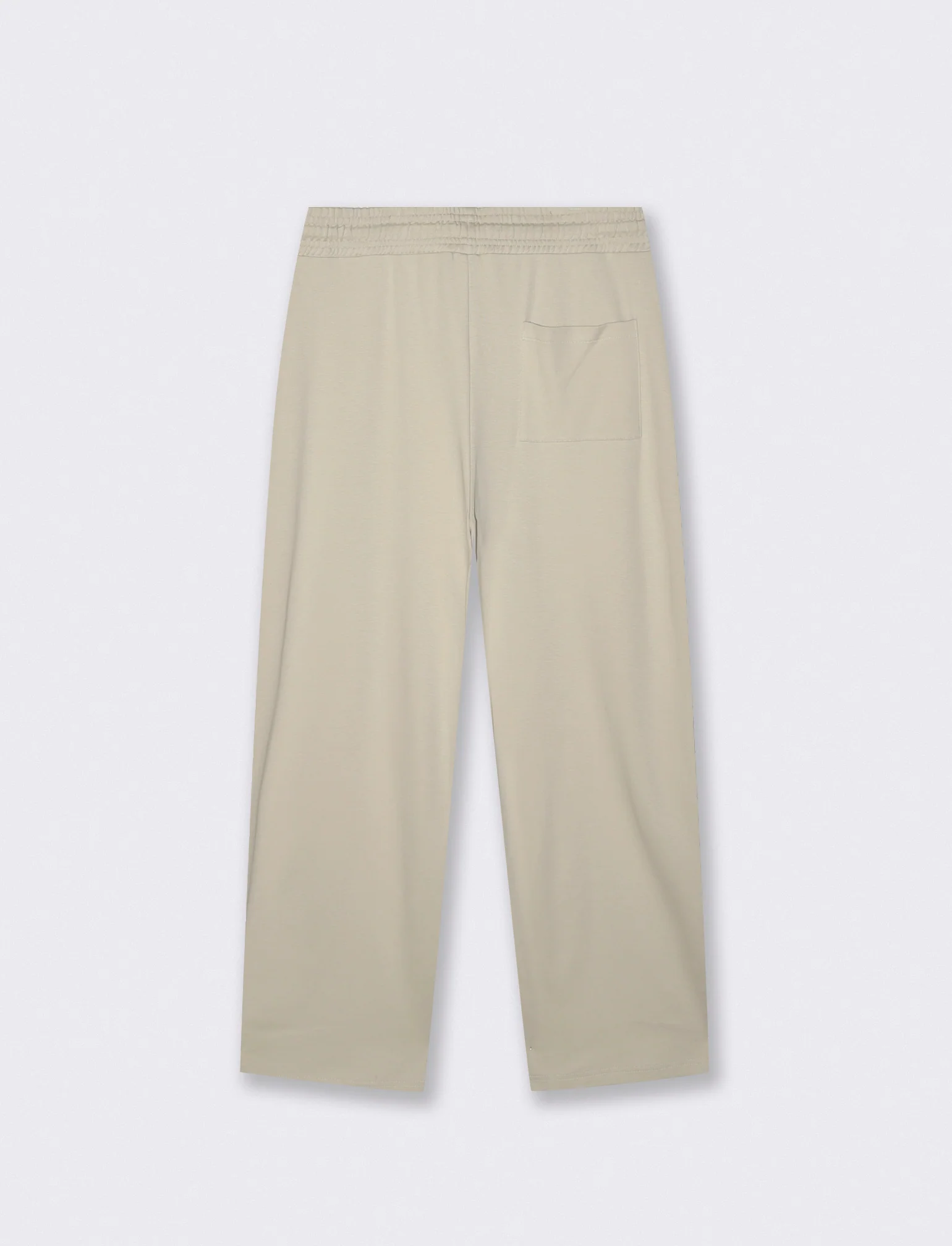 Pantaloni Baggy in Felpa con Vita Jogger - Grigio ghiaccio - Image 3
