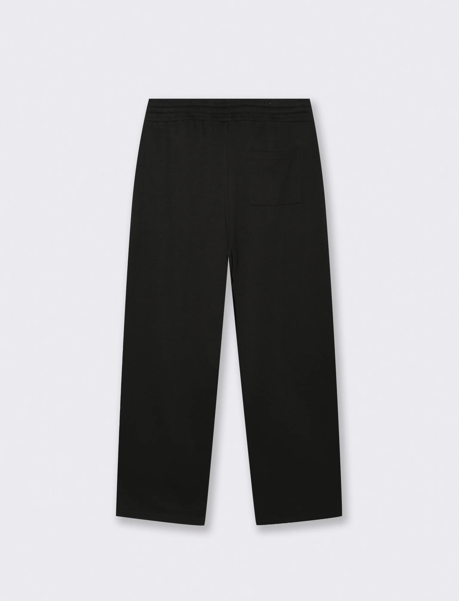 Pantaloni Baggy in Felpa con Vita Jogger - Nero - Image 2