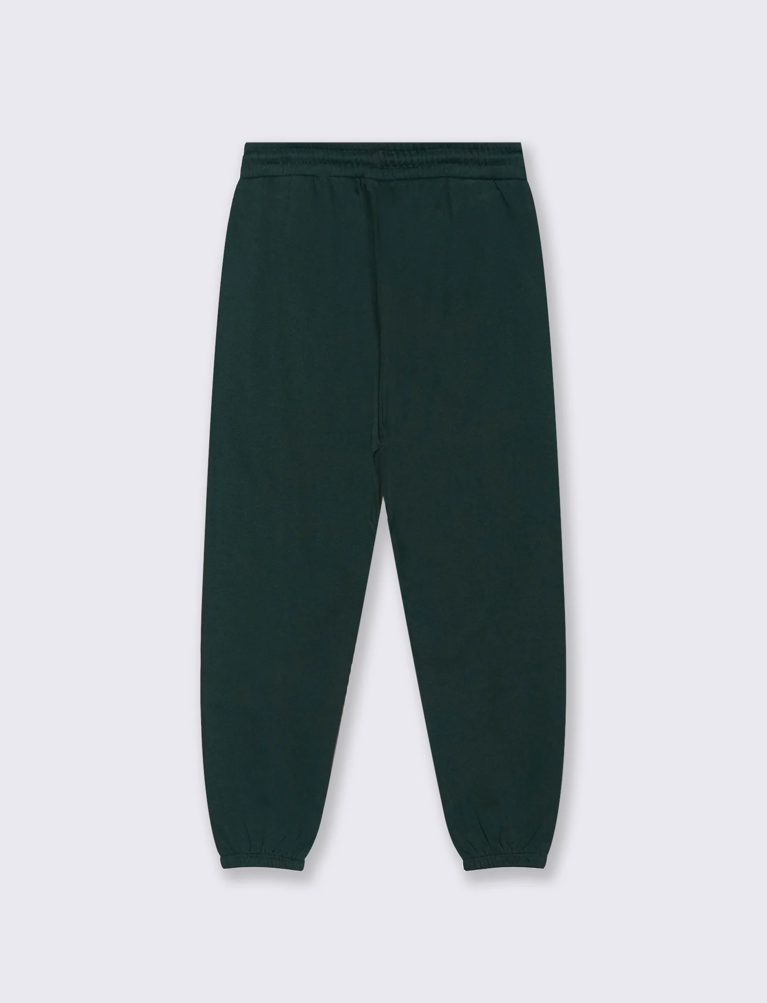 PANTALONI BAGGY JOGGER IN FELPA - Verde scuro - Image 2
