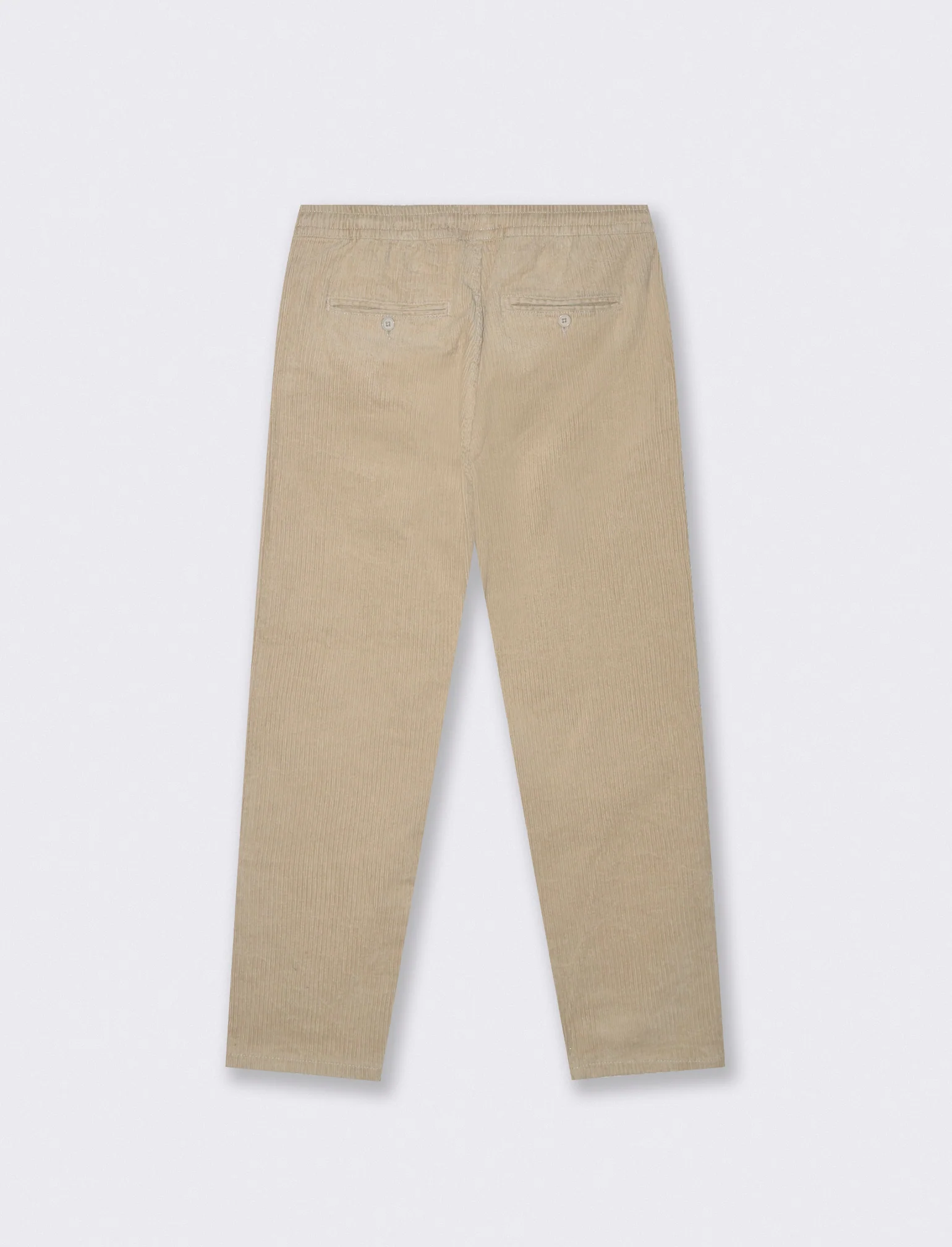 PANTALONI BAGGY JOGGER IN VELLUTO - Beige - Image 2