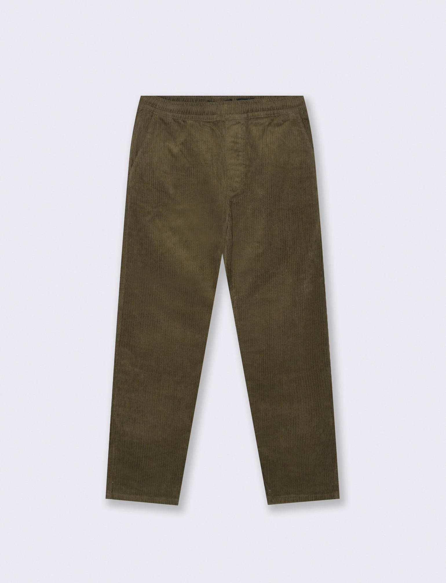 PANTALONI BAGGY JOGGER IN VELLUTO - Verde kaki