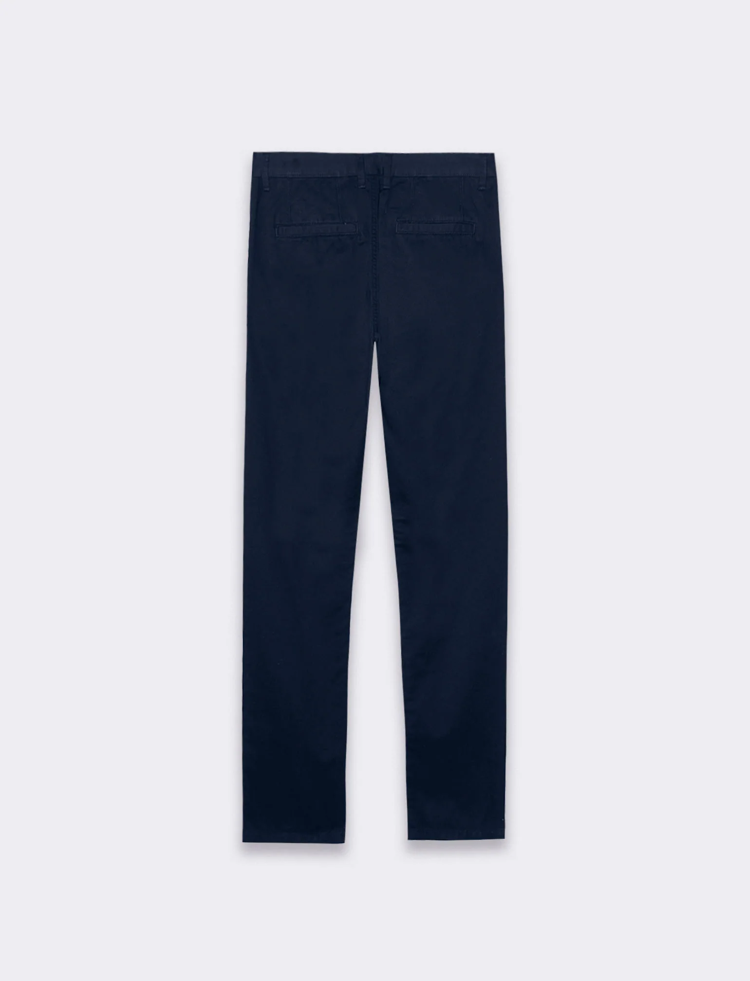 Pantaloni basic chino regular fit da uomo - Blu - Image 5