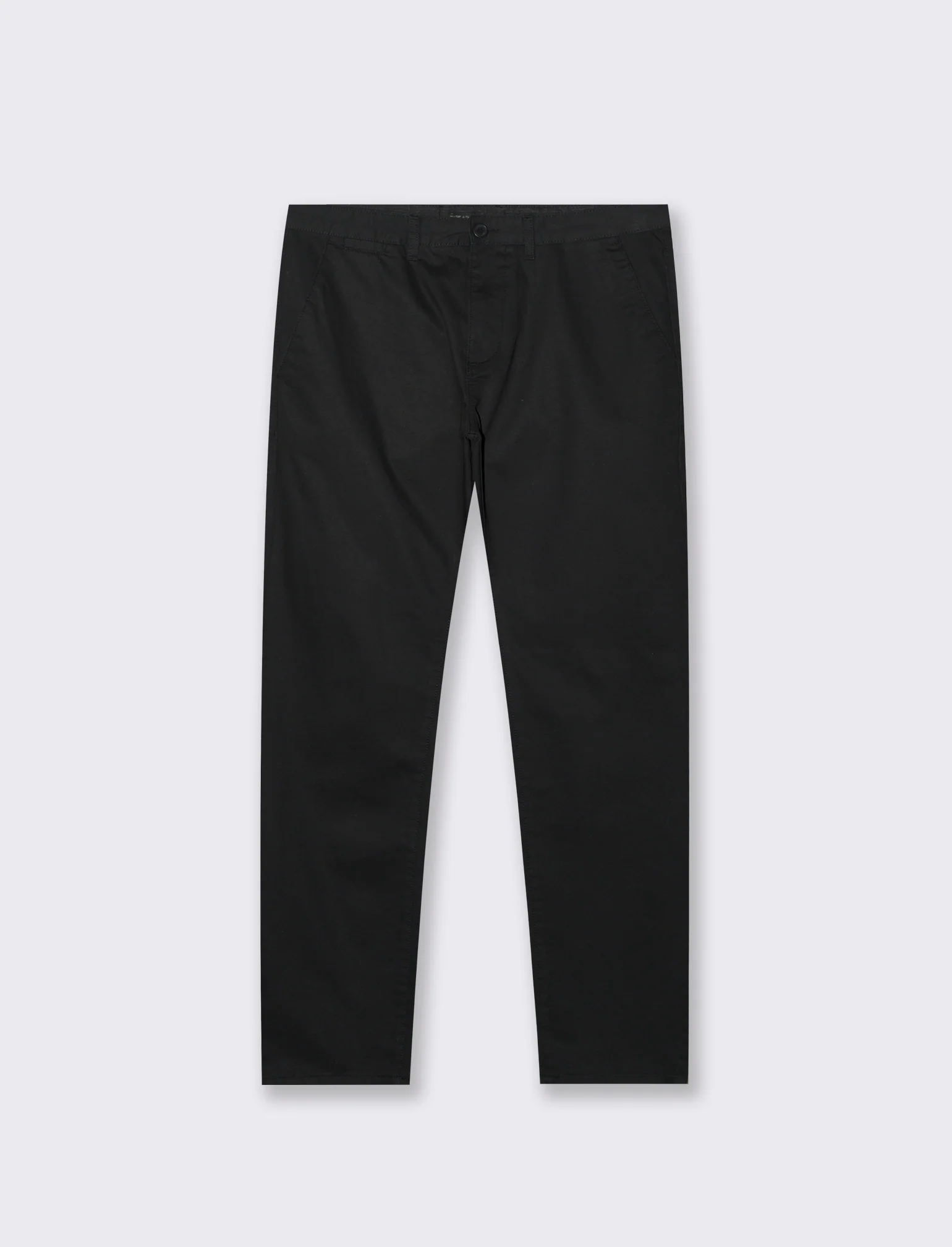PANTALONI BASIC CHINO REGULAR FIT - Nero