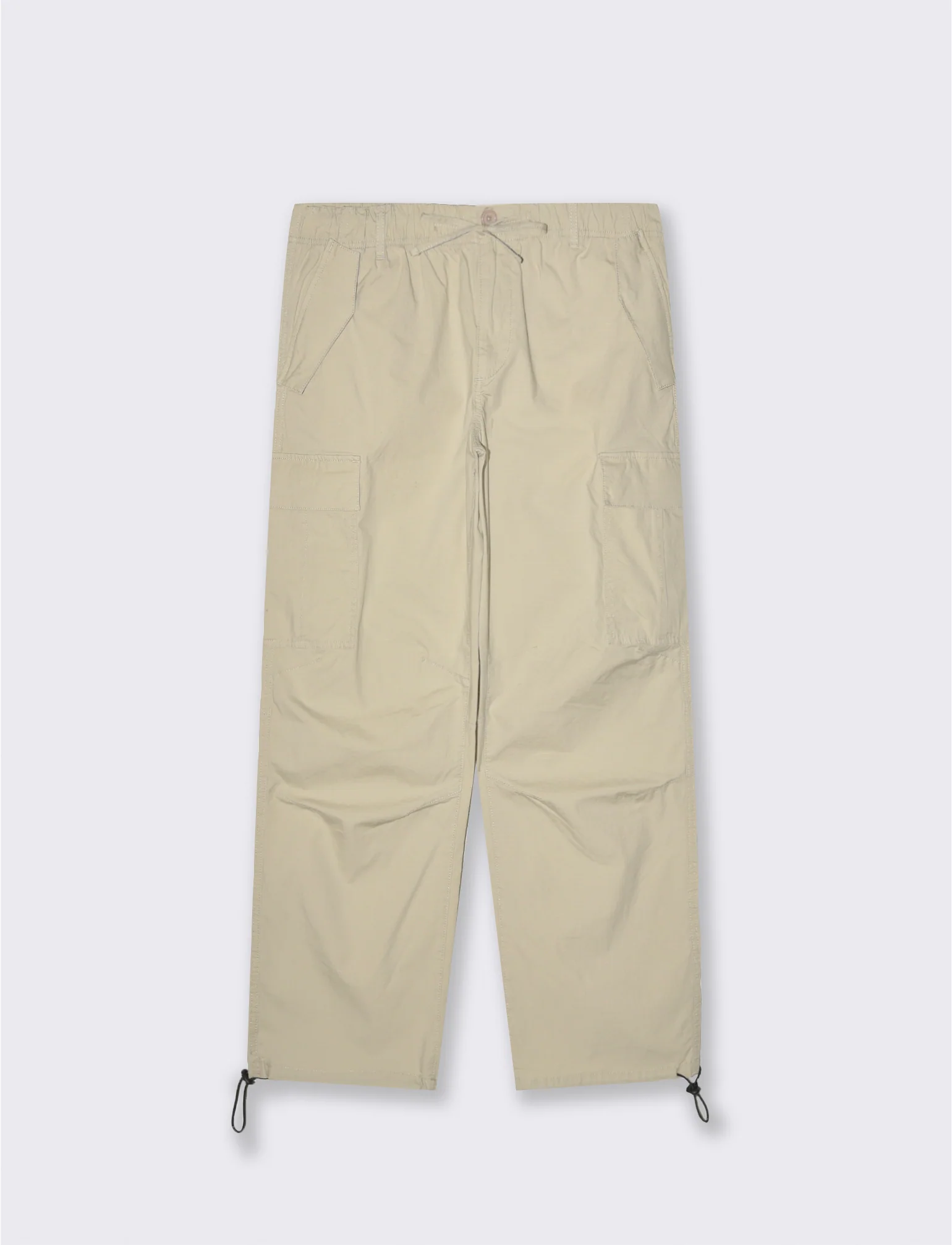 Pantaloni cargo parachute fit da uomo - Grigio ghiaccio - Image 4