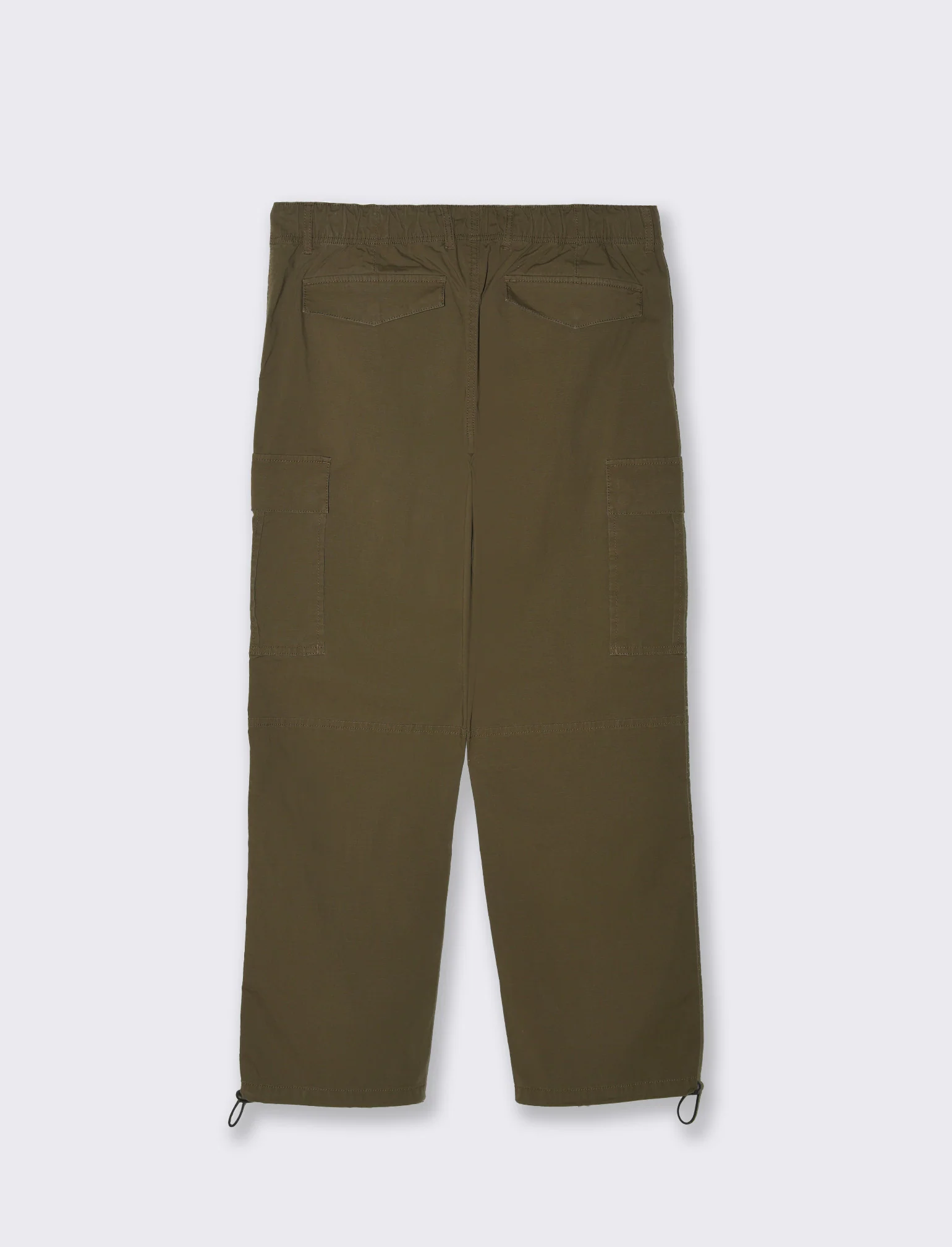 Pantaloni cargo parachute fit da uomo - Verde kaki - Image 2