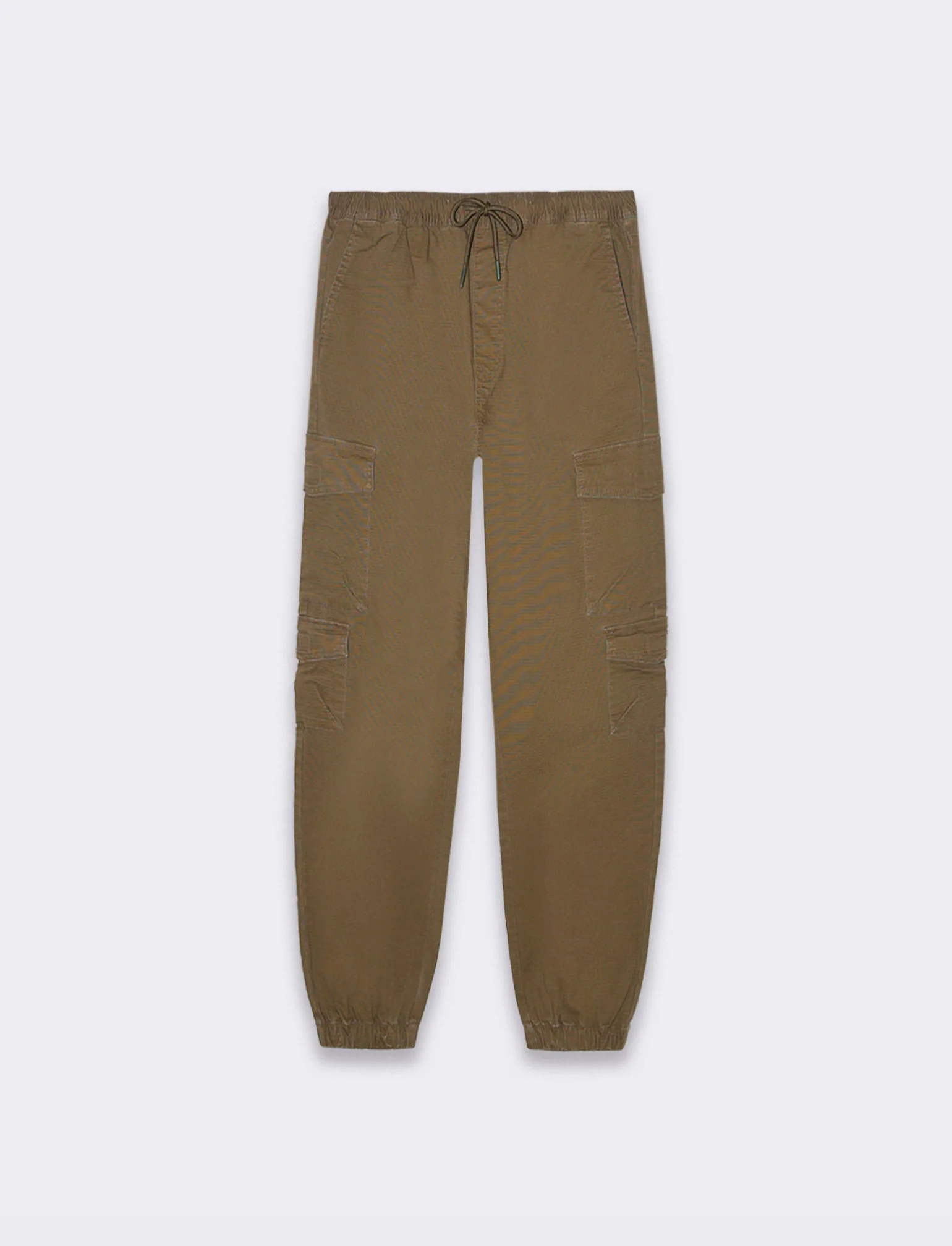 Pantaloni cargo rip stop da uomo - Verde kaki - Image 4