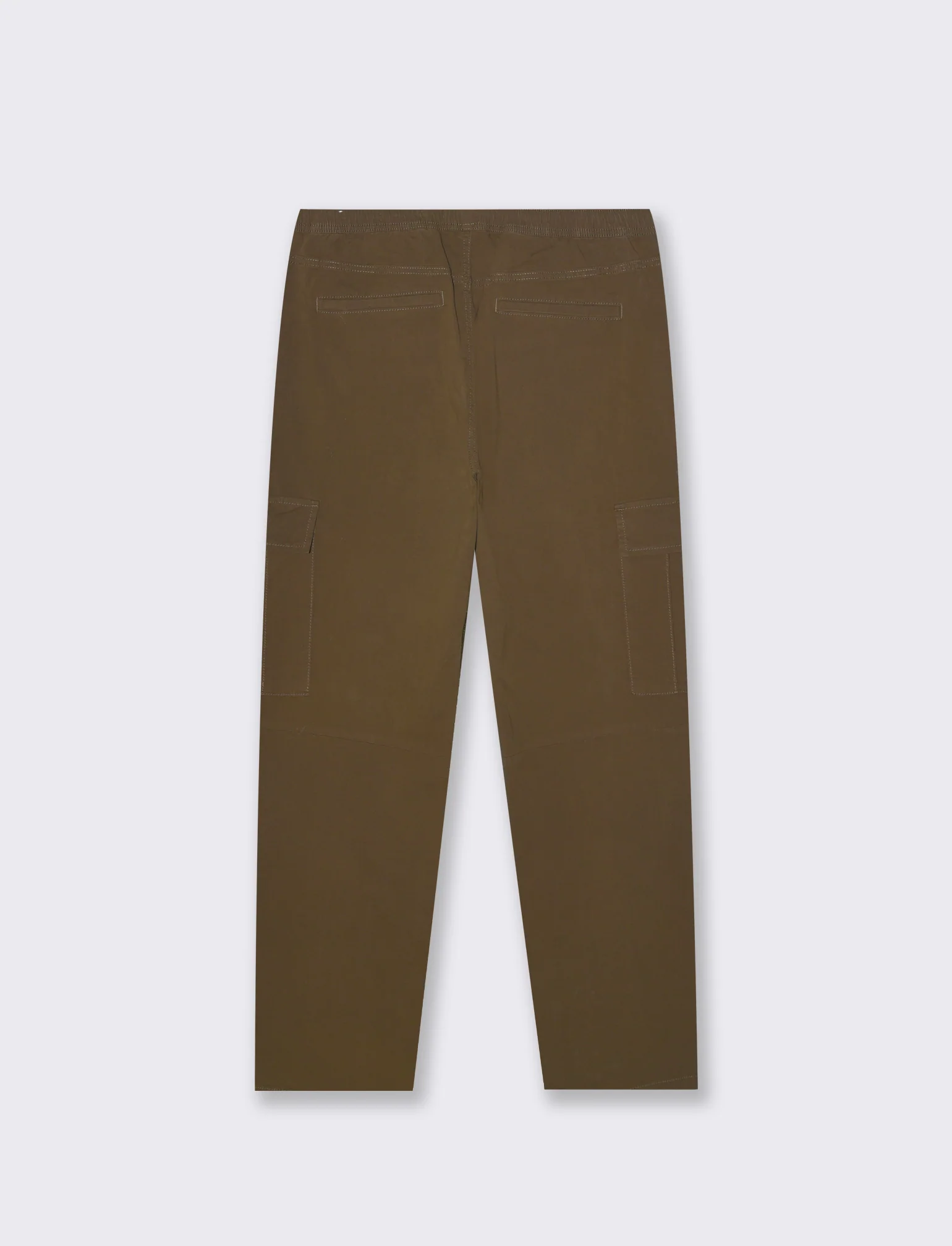 Pantaloni cargo straight fit da uomo - Verde kaki - Image 2
