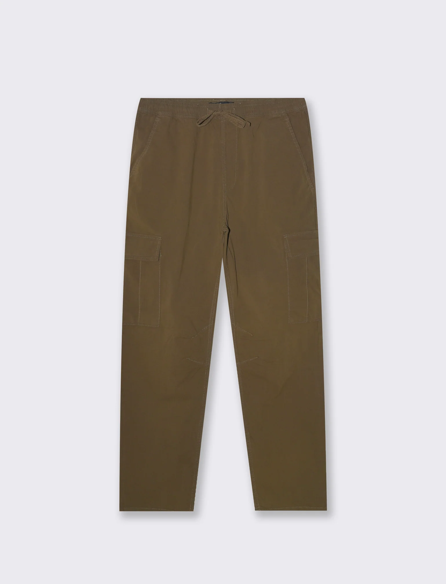 Pantaloni cargo straight fit da uomo - Verde kaki - Image 4