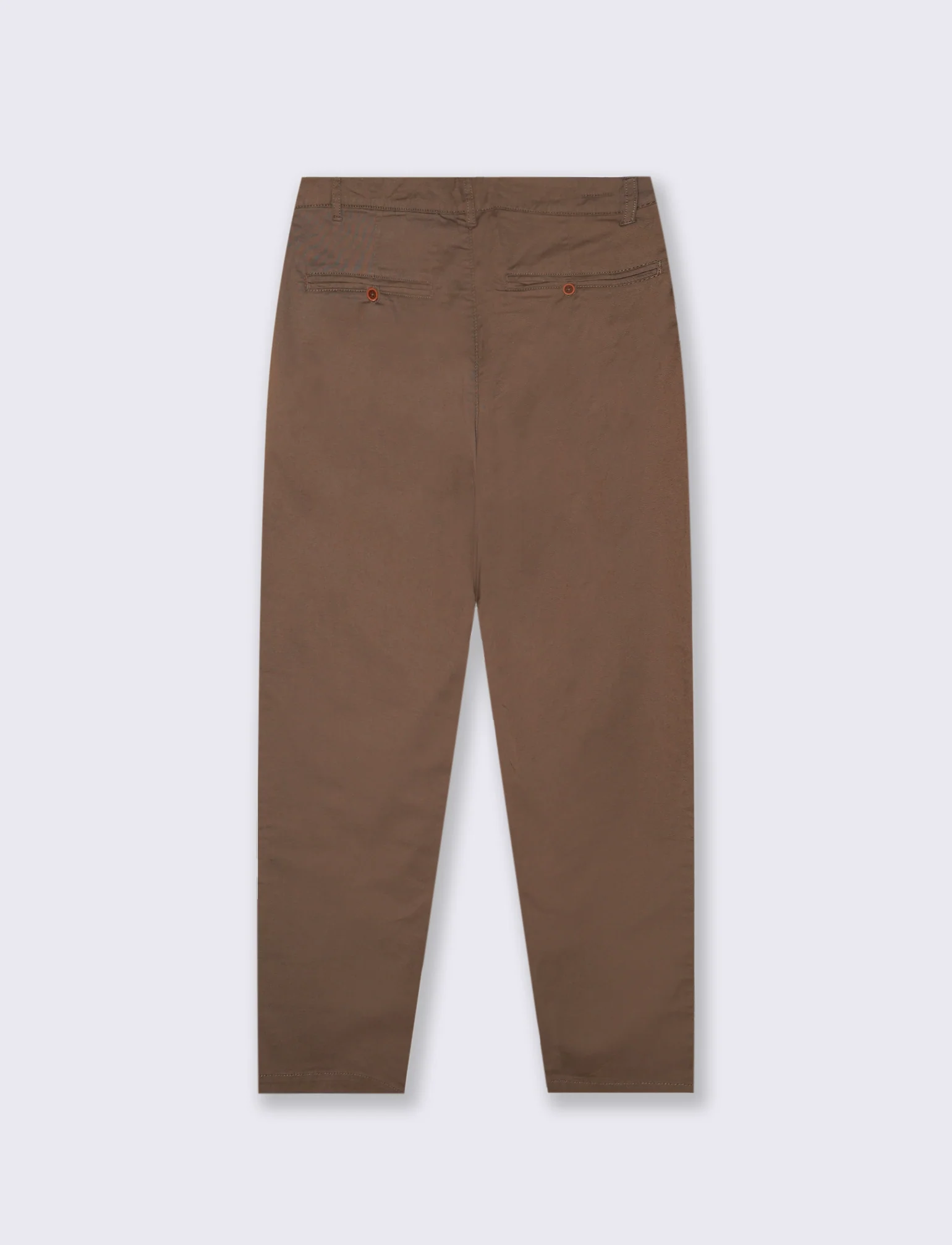 Pantaloni Chino Comfort Regular Fit - Grigio fango - Image 2