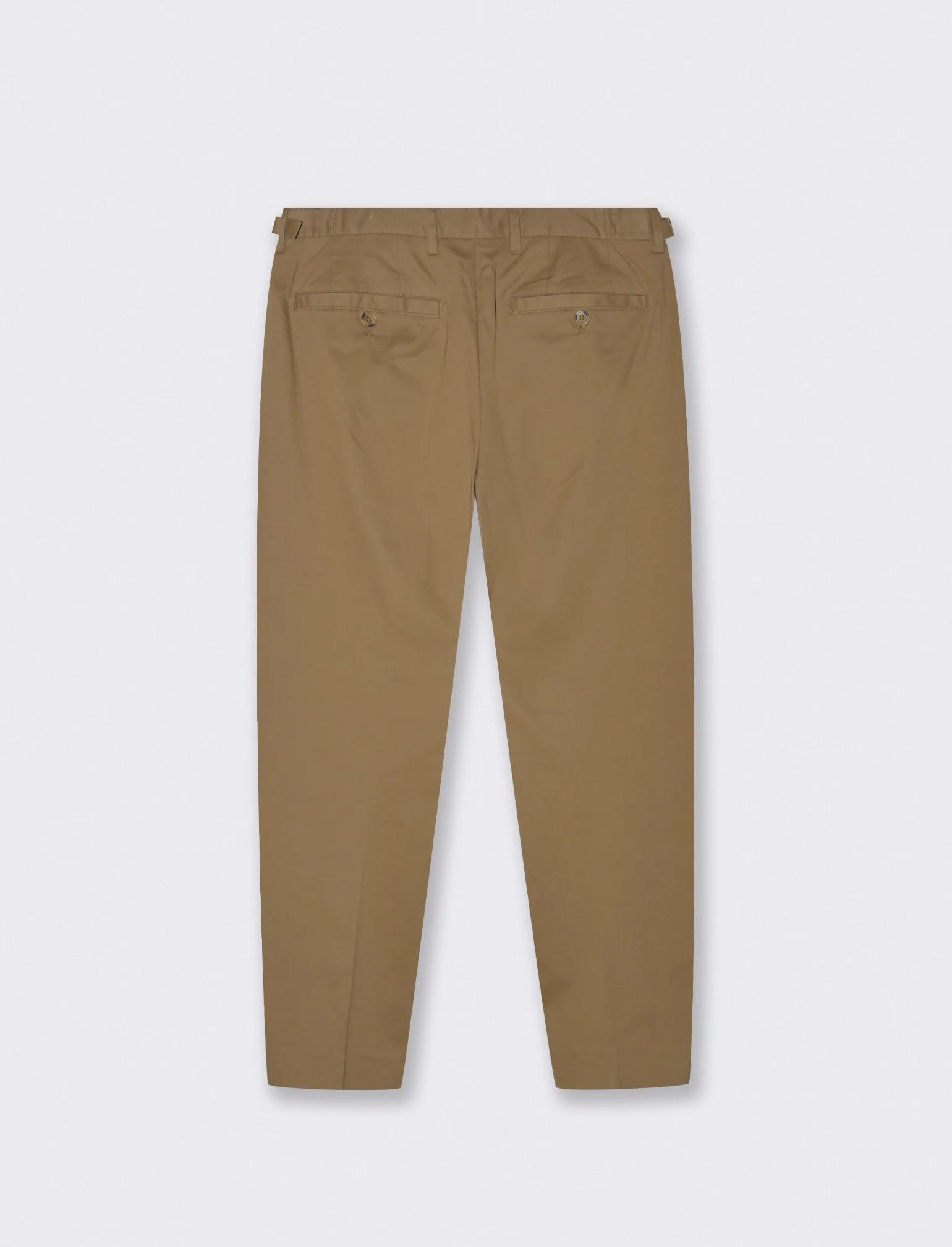 PANTALONI CHINO IN COTONE STRETCH RELAXED EASY PANT FIT - Verde kaki