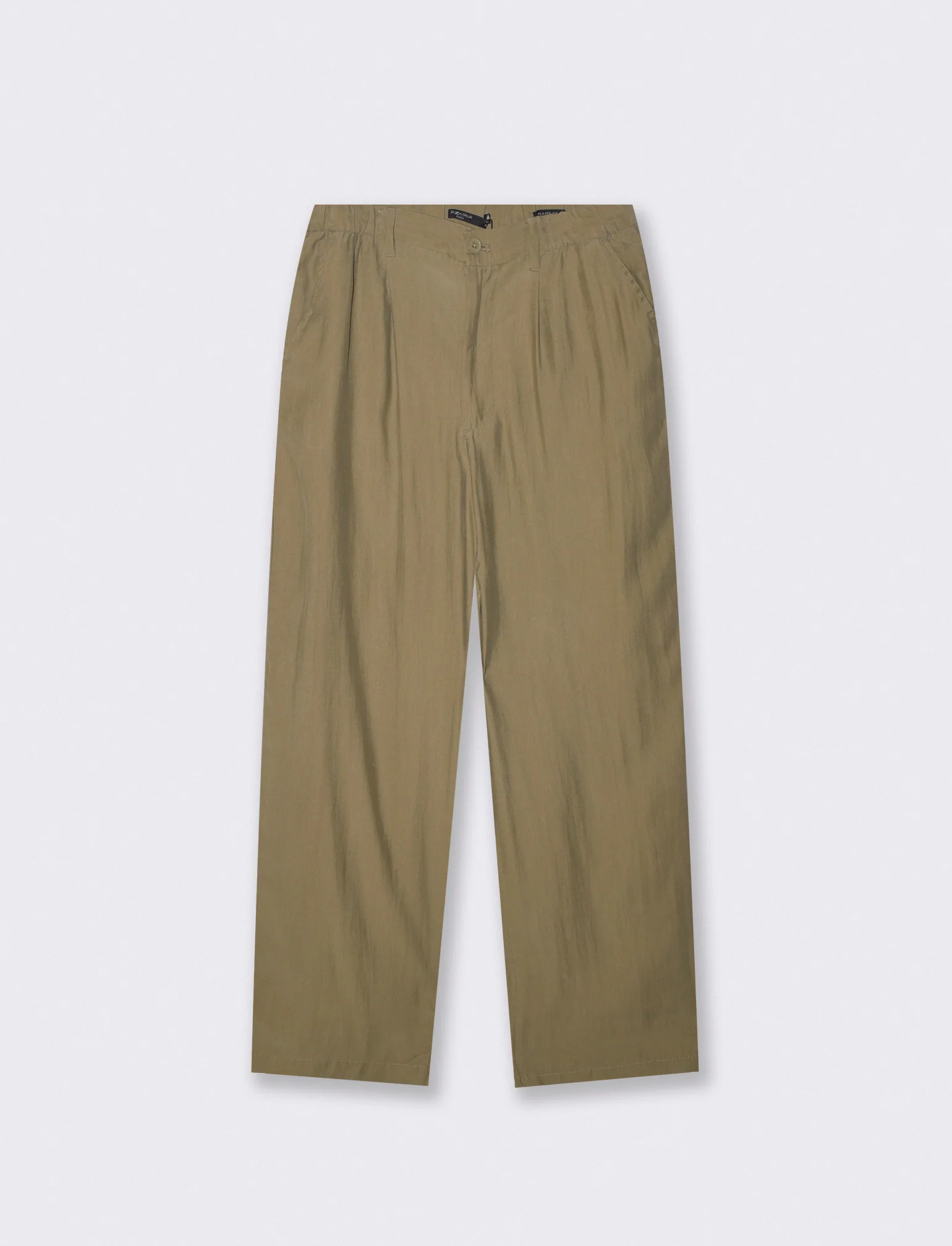 Pantaloni Chino Jogger in Misto Lyocell - Verde kaki - Image 2