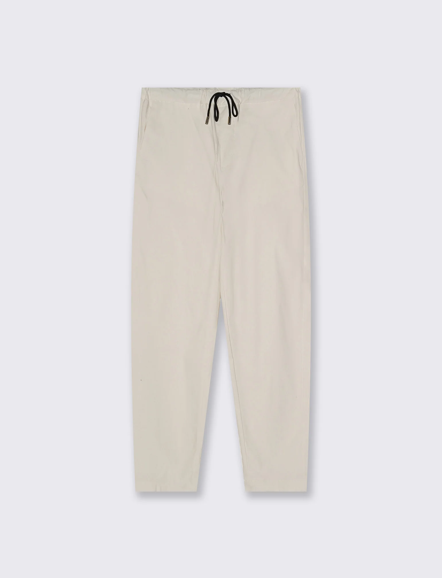 PANTALONI CHINO JOGGER IN TESSUTO TECNICO - Bianco