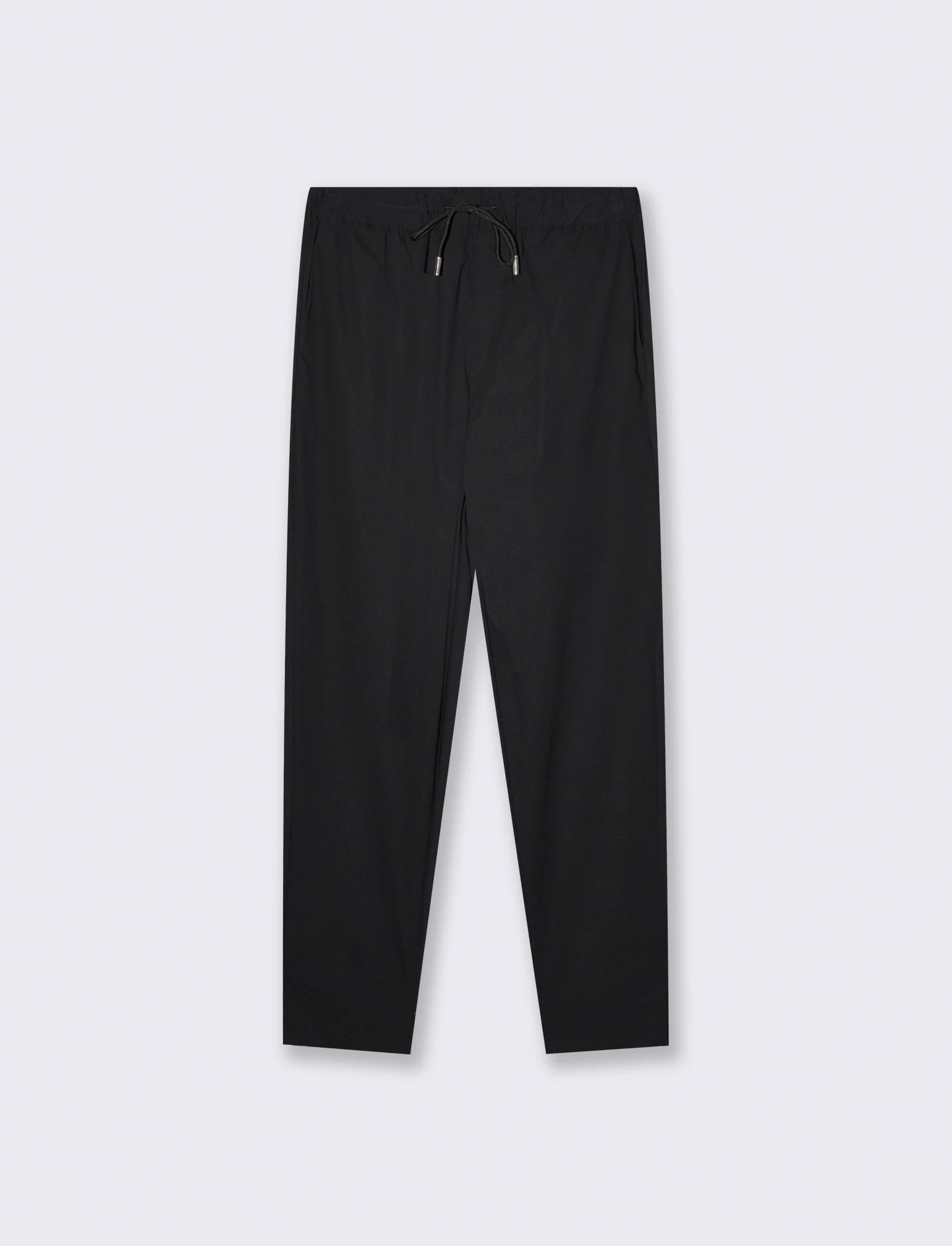 PANTALONI CHINO JOGGER IN TESSUTO TECNICO - Nero