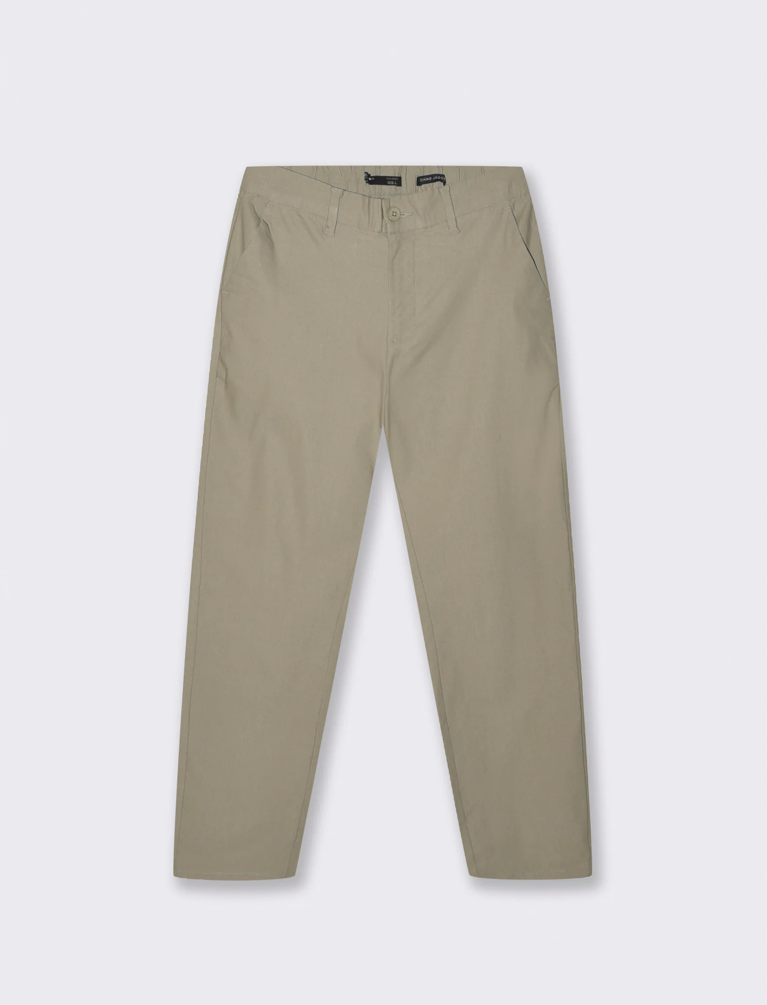 PANTALONI CHINO JOGGER IN TESSUTO TECNICO STRETCH - Beige