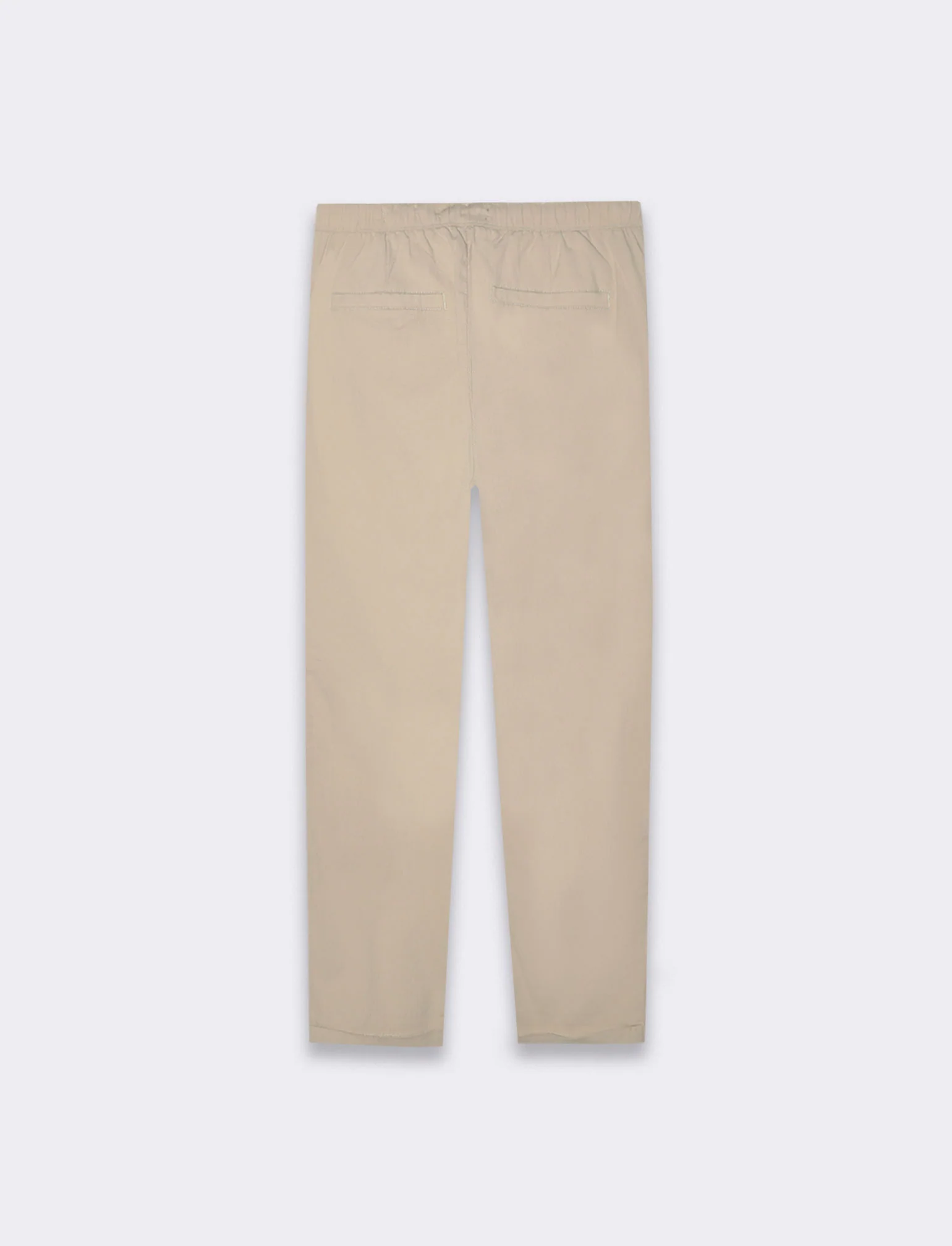 Pantaloni chino jogger struttura ottoman da uomo - Sabbia - Image 2